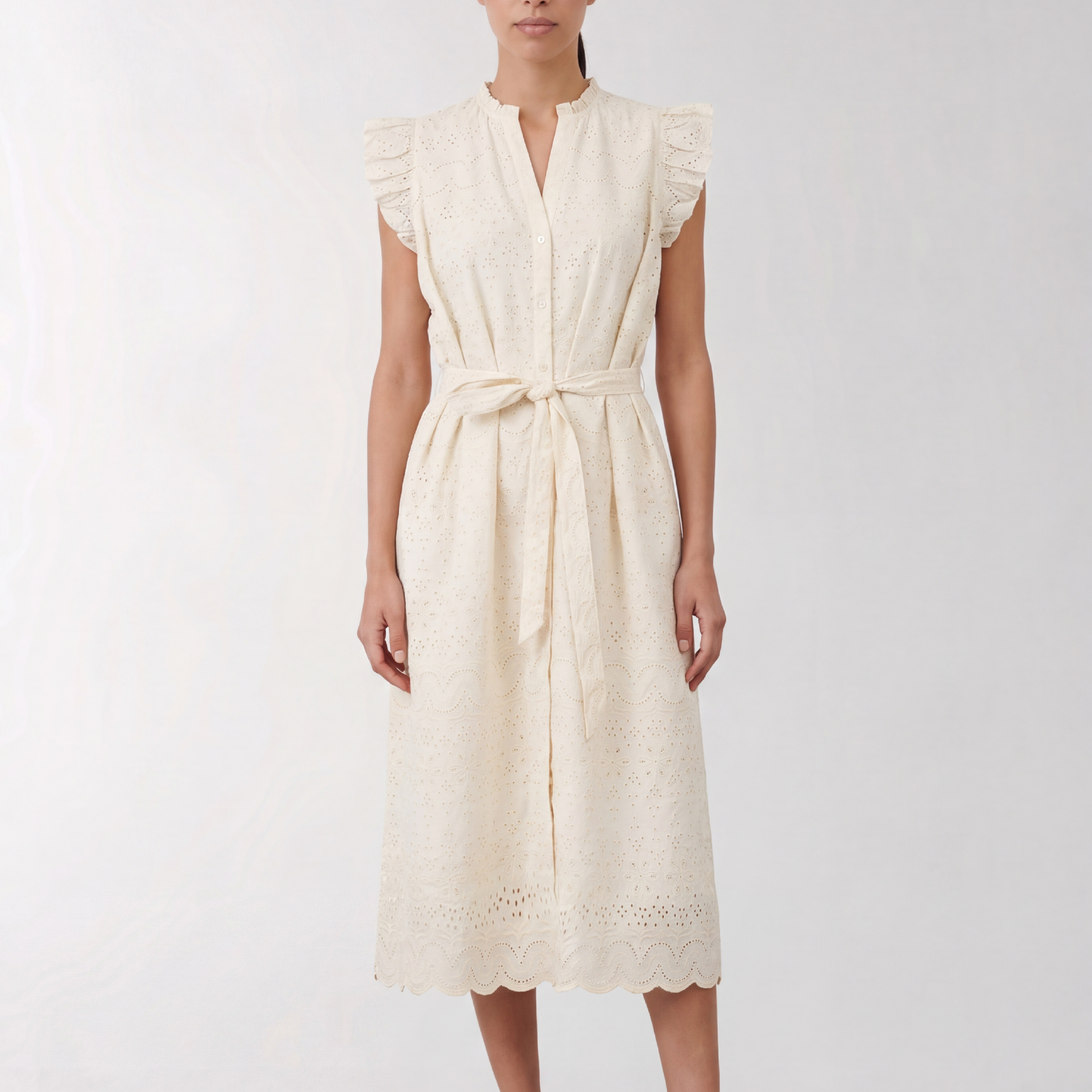 Rosalina 3 Kjole, White
