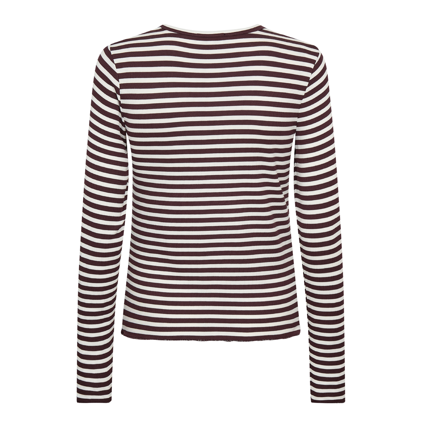 Ika 11 Bluse, Bordeaux/Off White