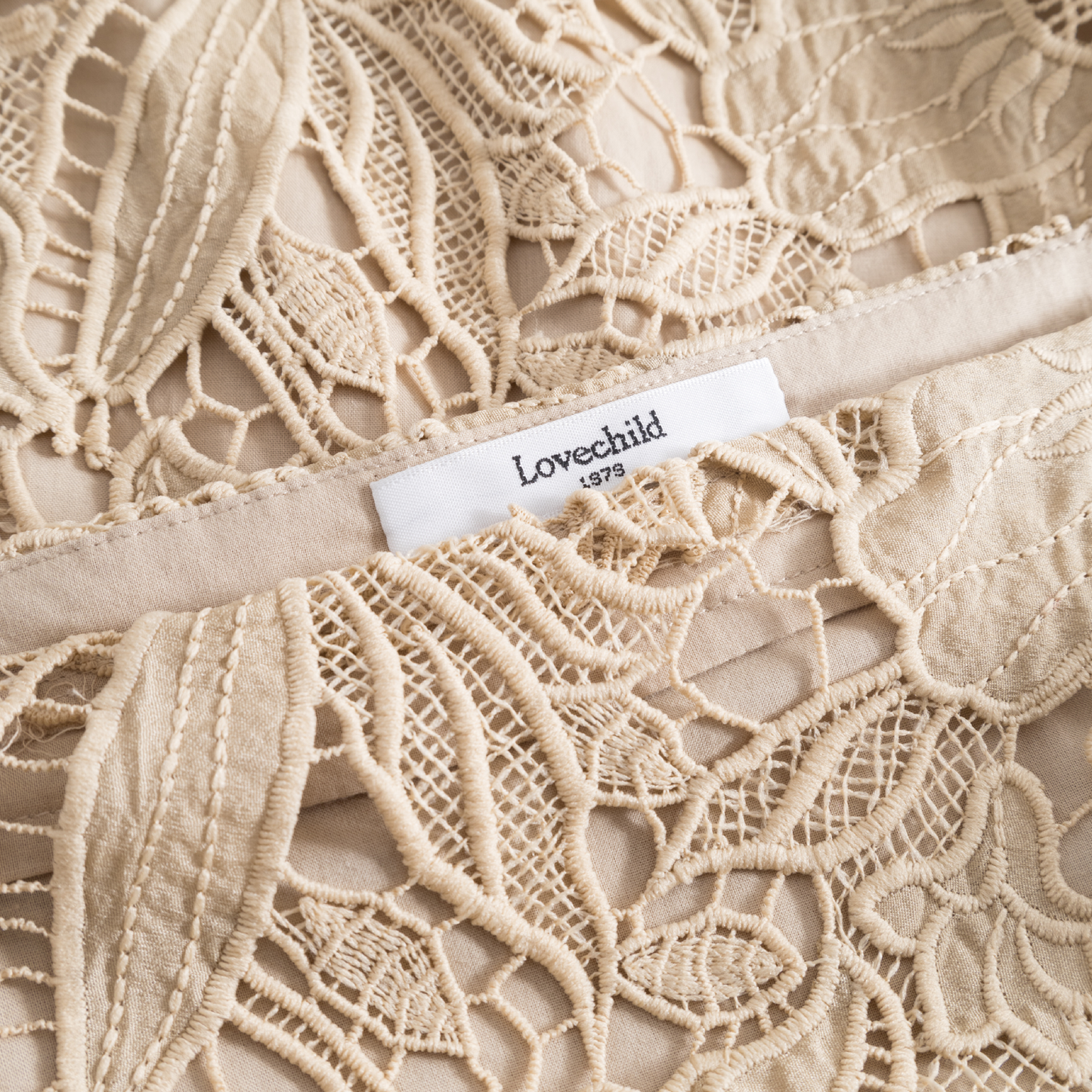 Gwynne Dress, Beige