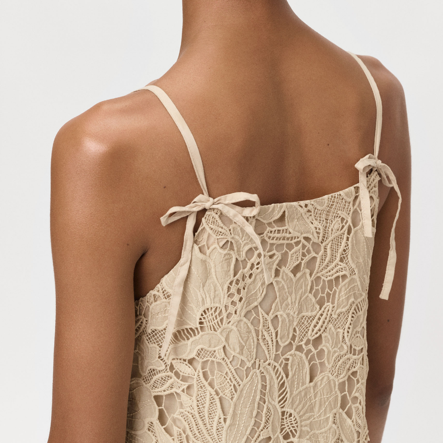 Gwynne Dress, Beige