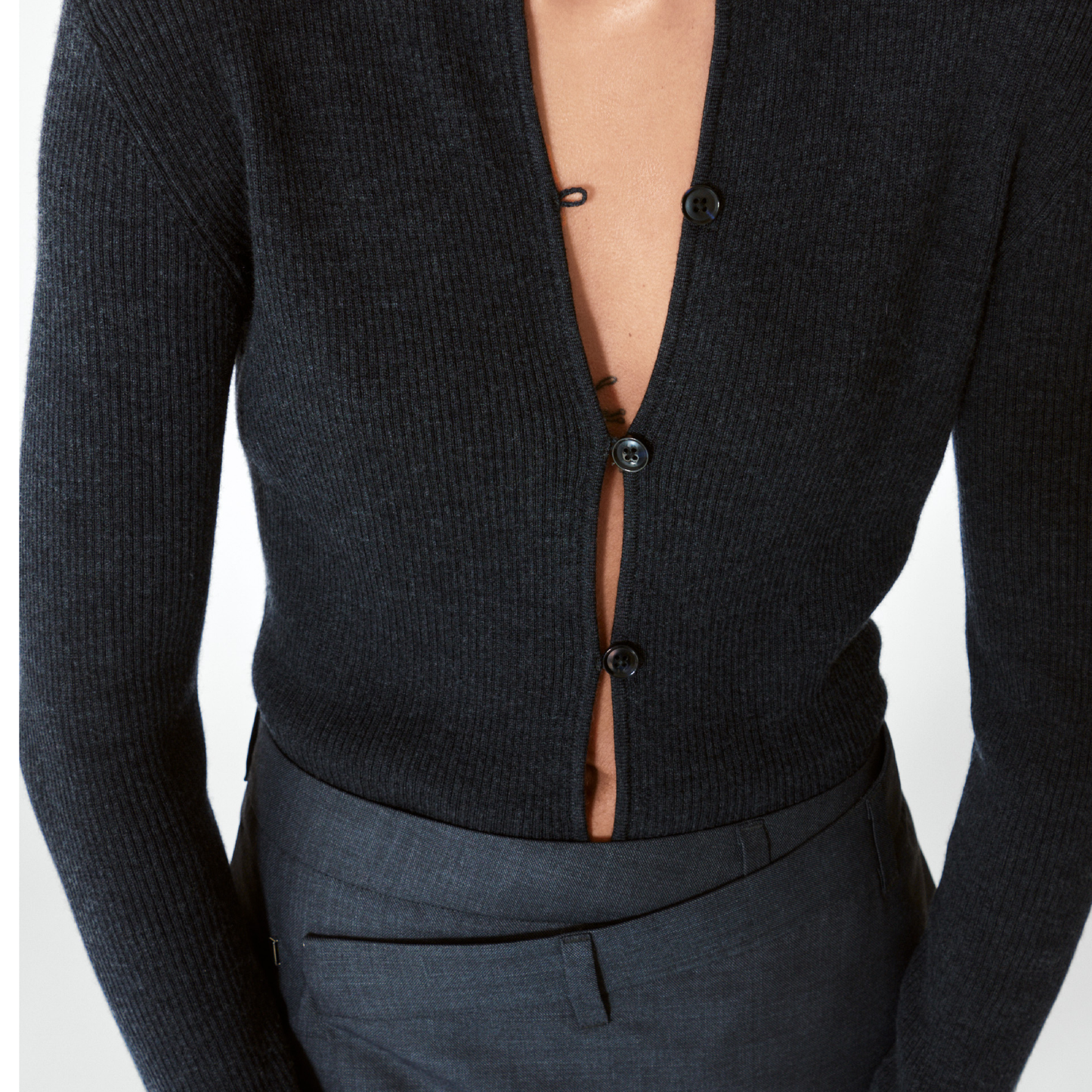 Cari Cardigan, Dark Grey