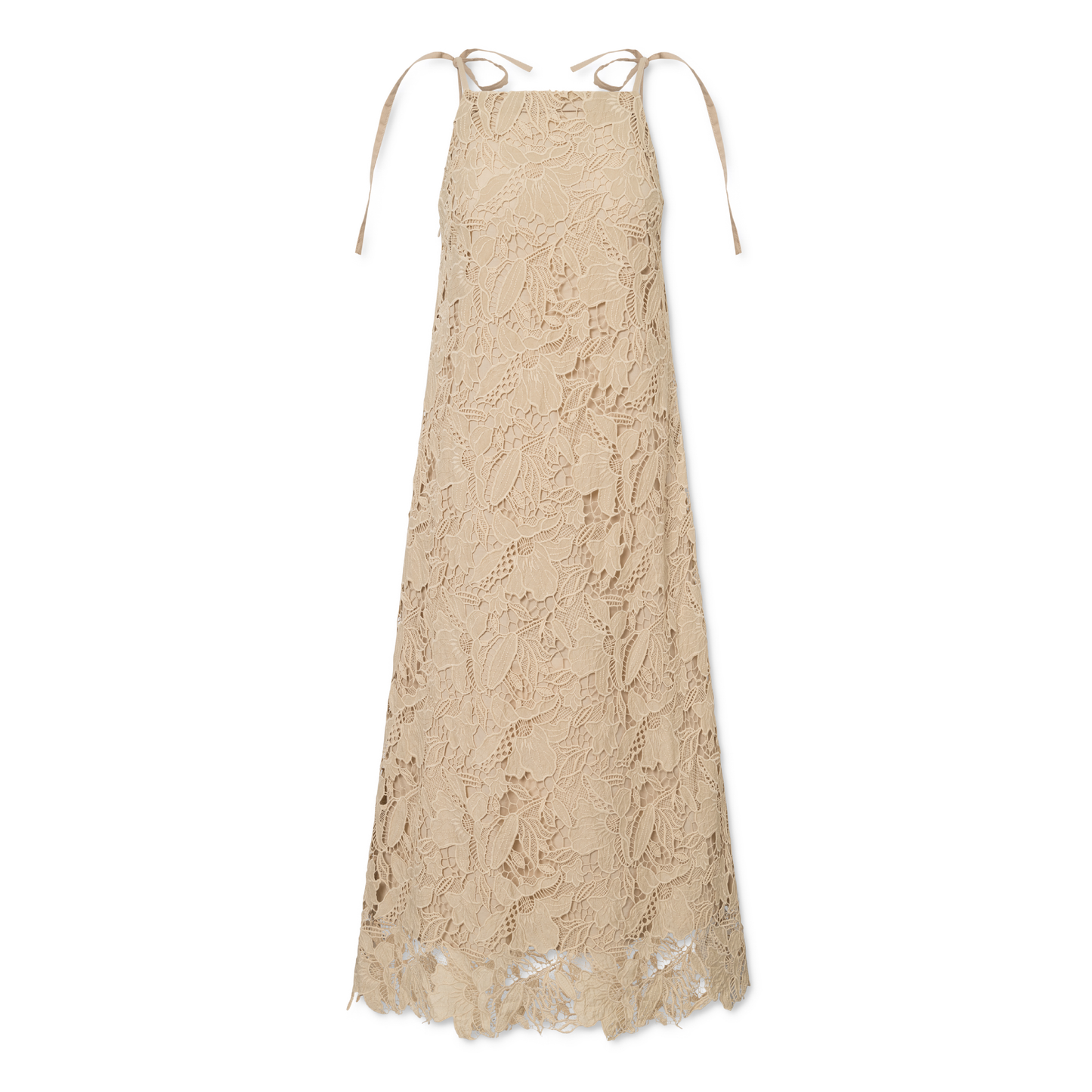 Gwynne Dress, Beige