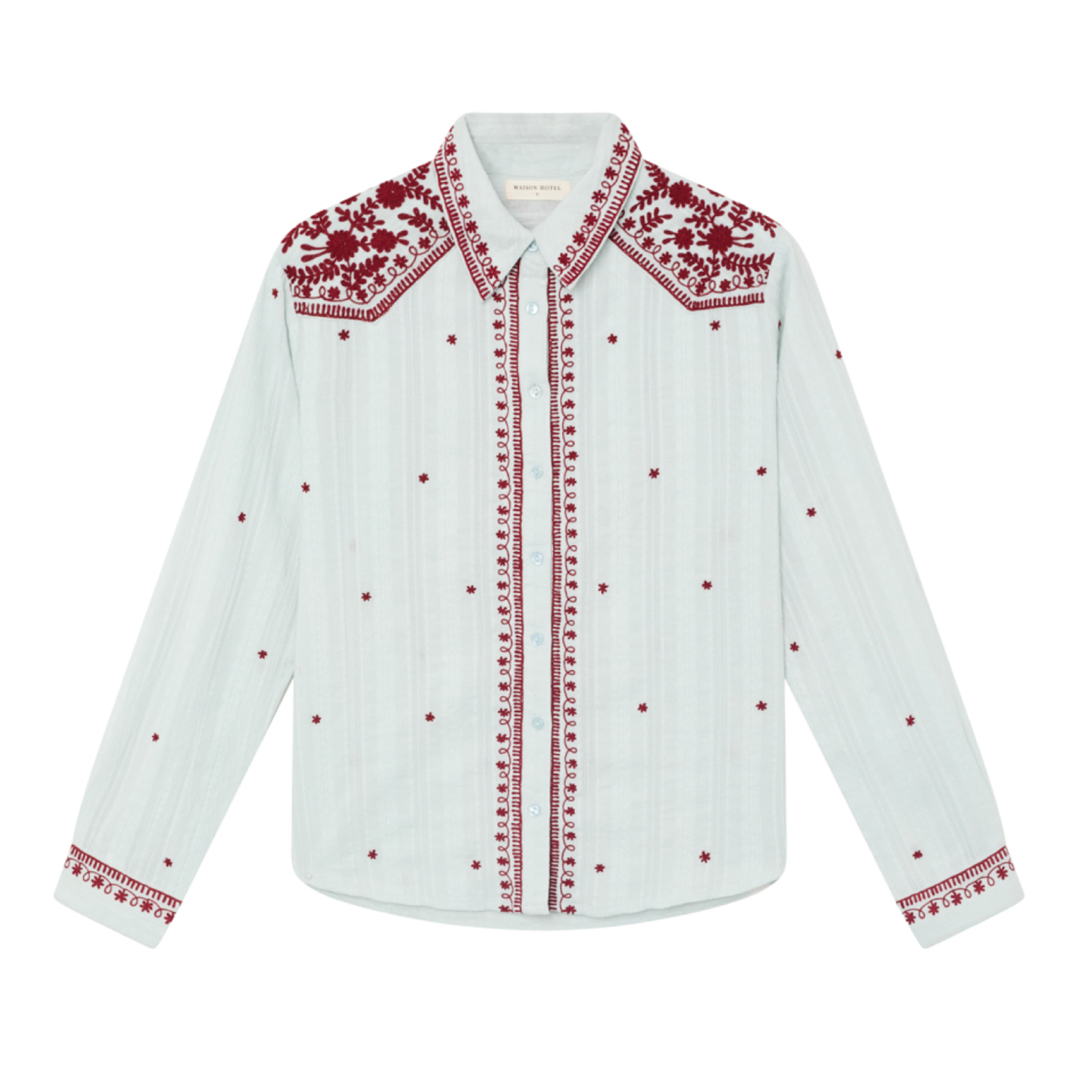 Salinger Shirt, Blue Paprika