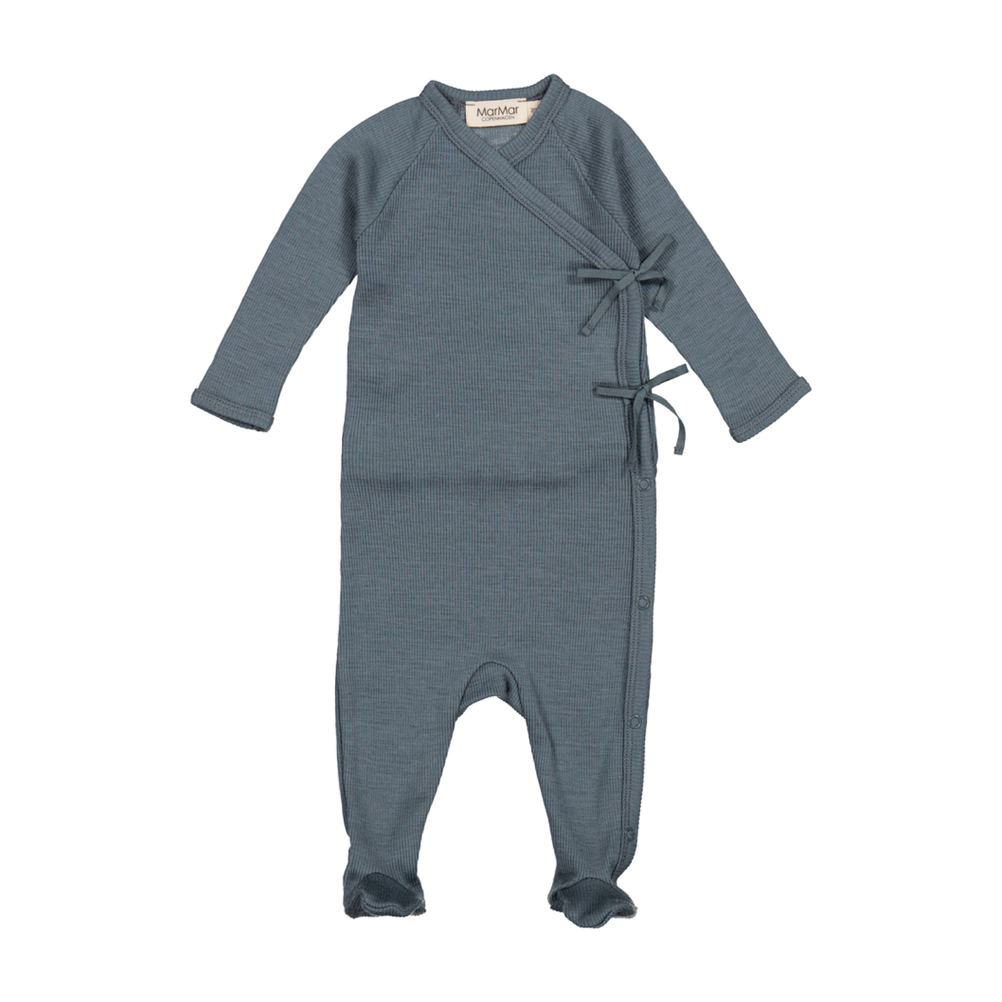 Rubetta Wool Rib Heldragt, Stormy Blue