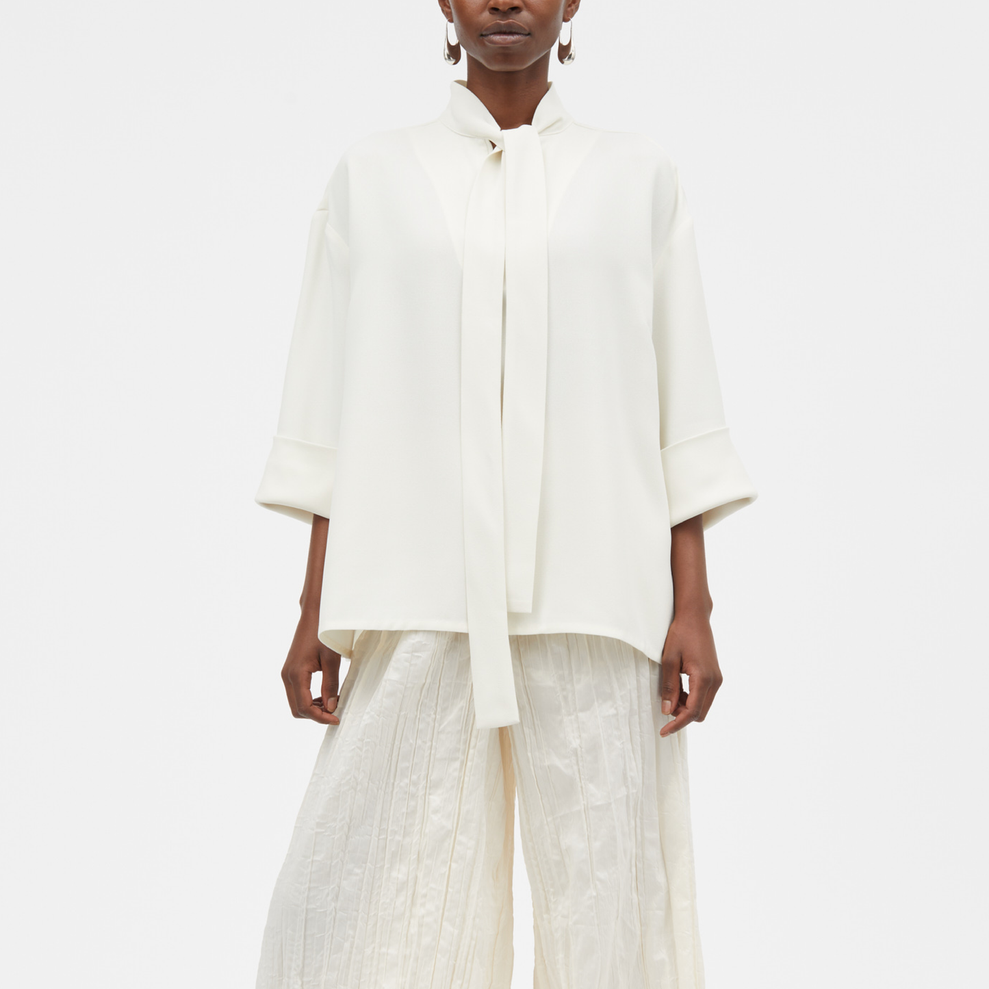 Siva Crepe Georgette, Ivory