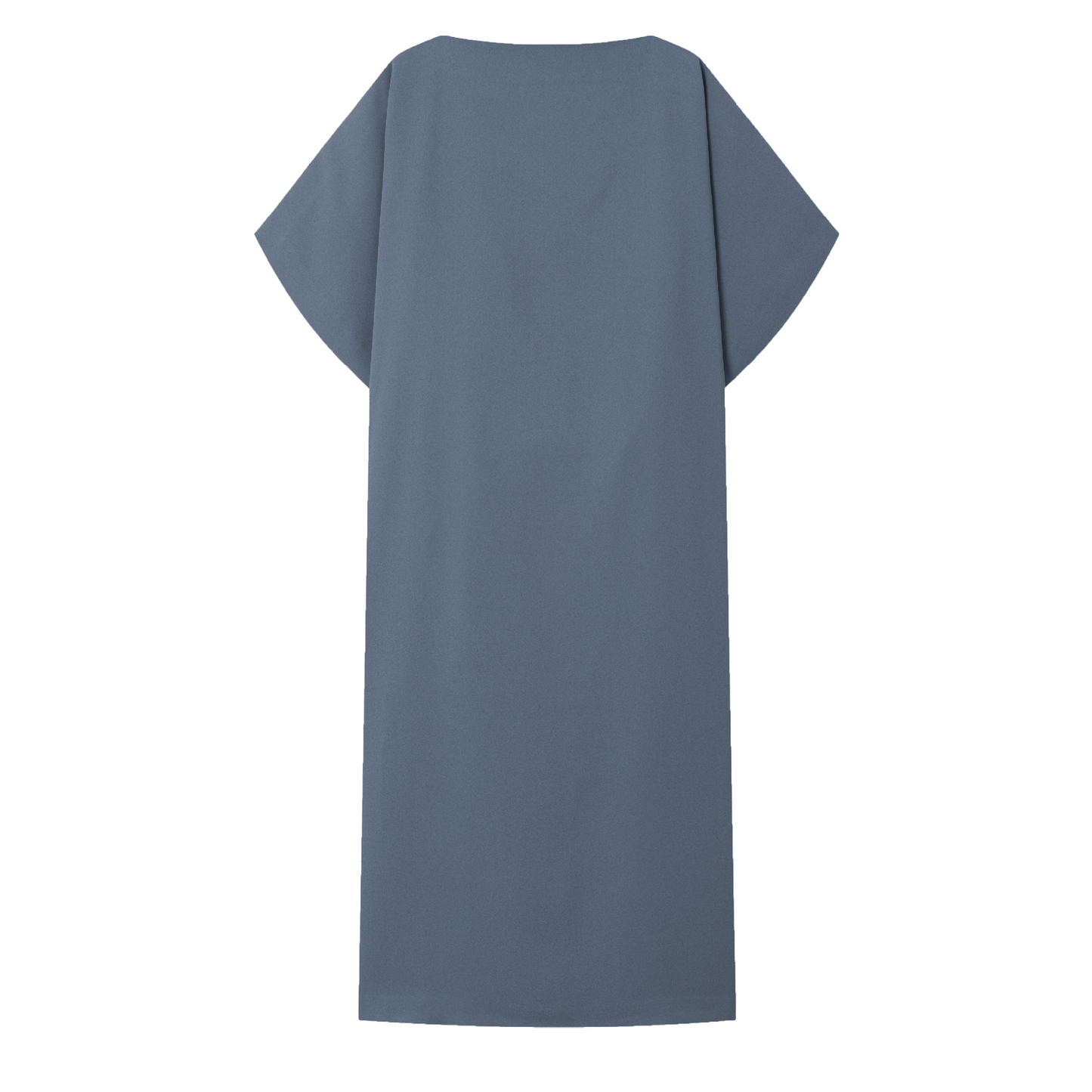 Dera Crepe Georgette Dress, Blue Fog