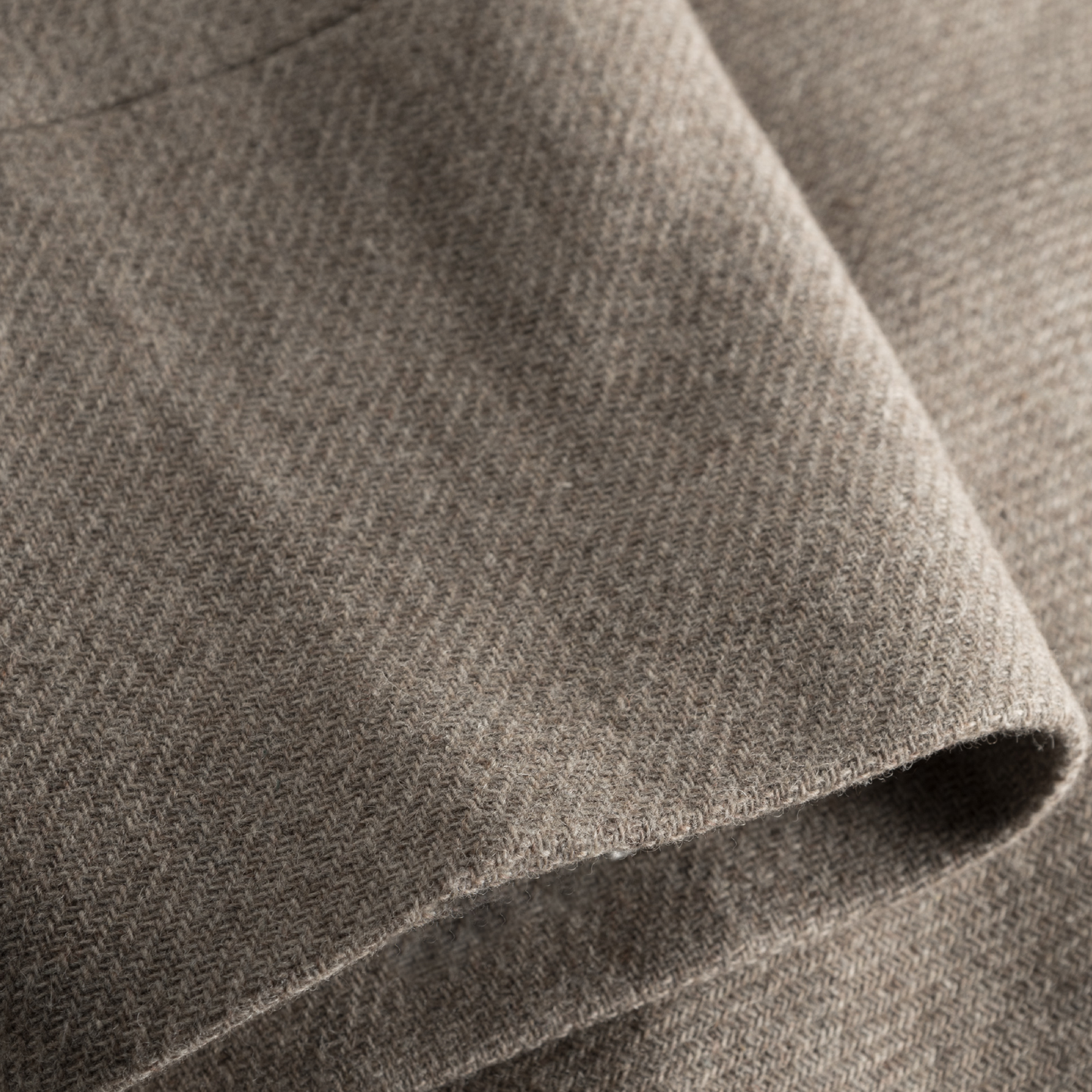 Julia Textured Wool Coat, Warm Grey Melange