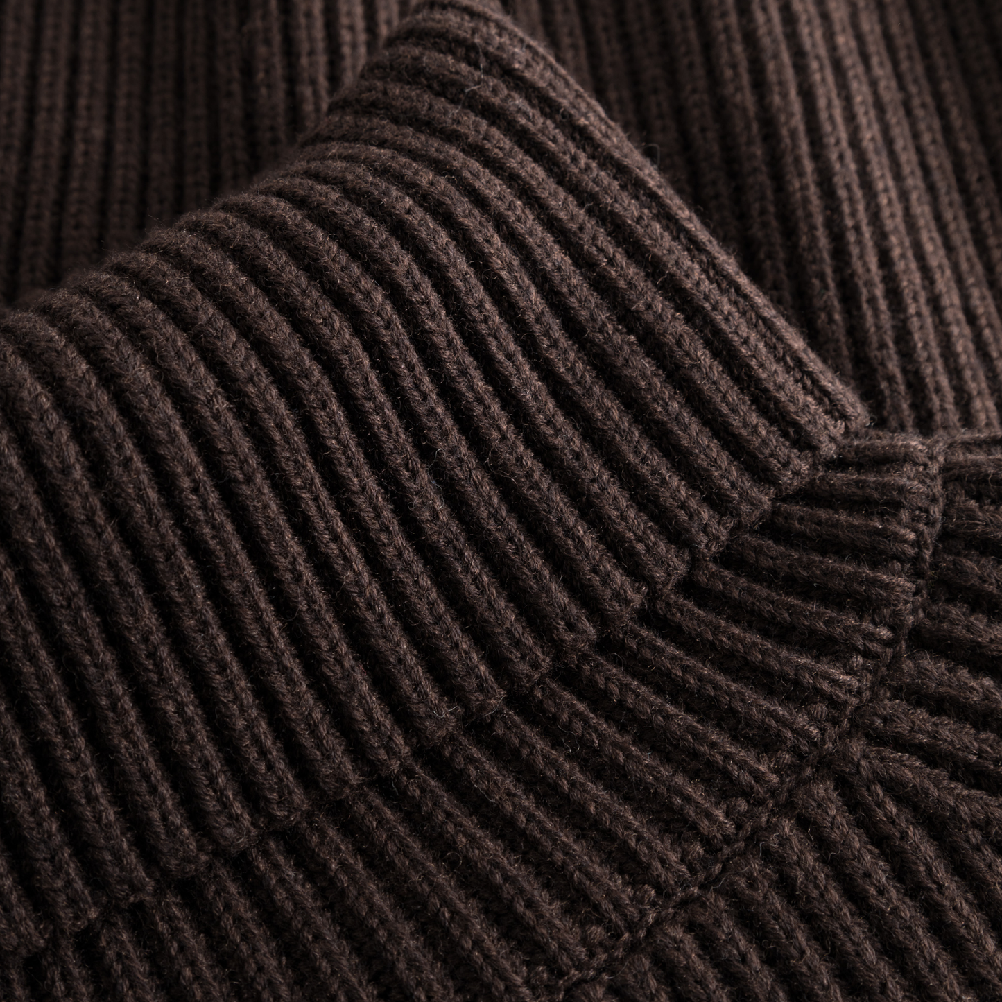 Karlotta Chunky Merino Strik, Dark Brown