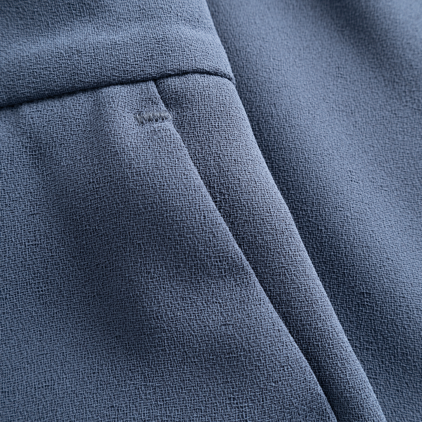 Phoenix Crepe Georgette Pants, Blue Fog