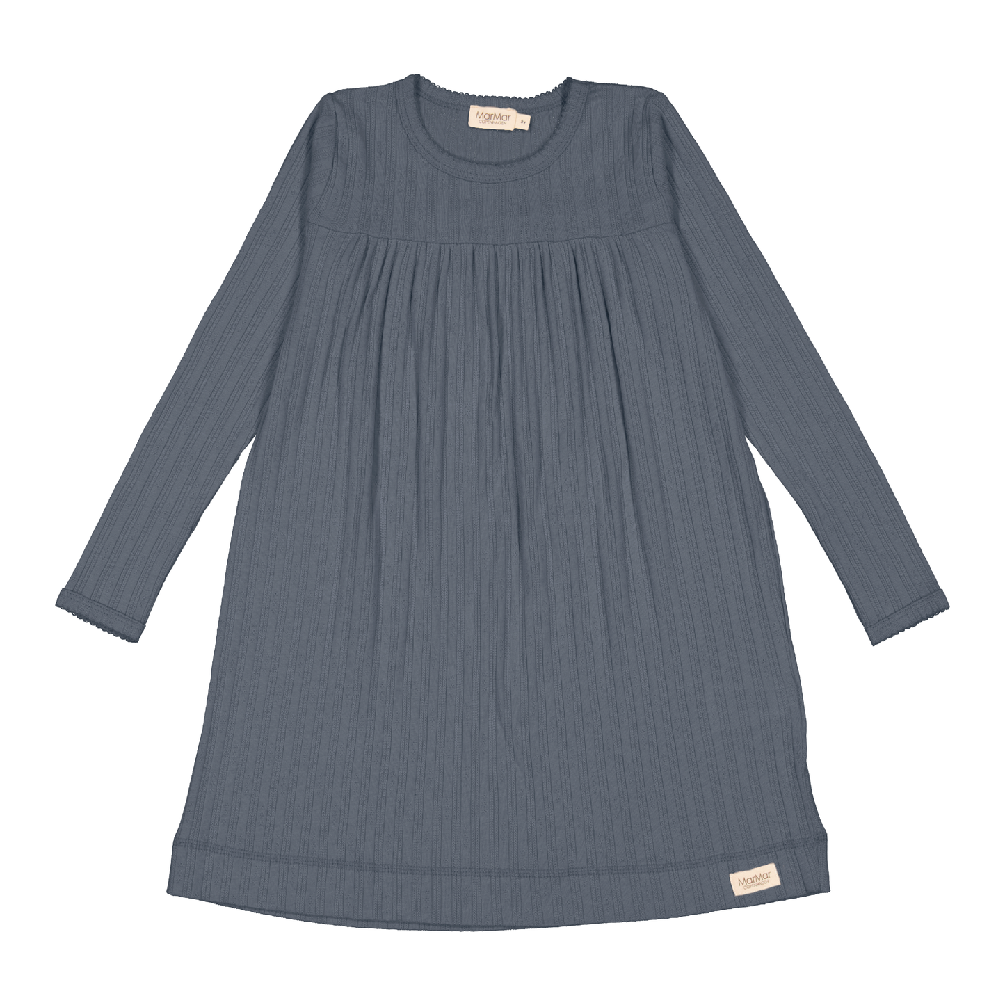 Night Gown Modal Pointelle Kjole, Stormy Blue