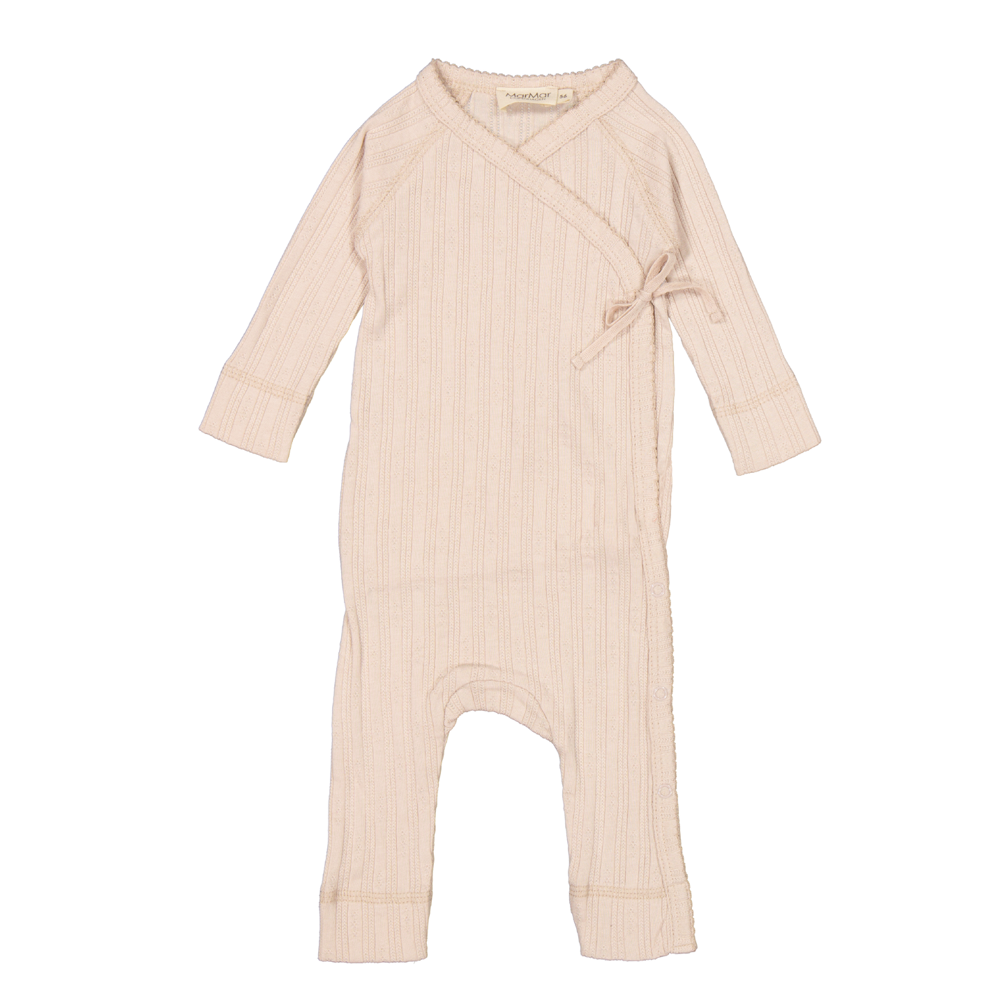 Rula Wool Pointelle Jumpsuit, Burnt Rose