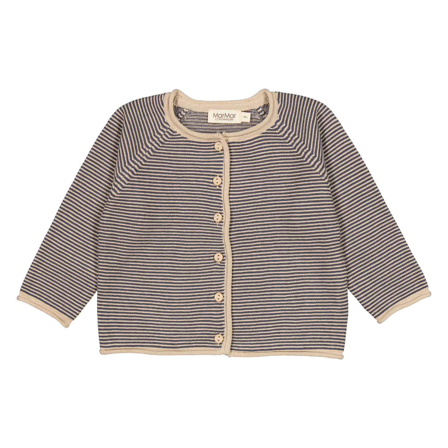 Totti Modal Mix Cardigan, Blue Stripe