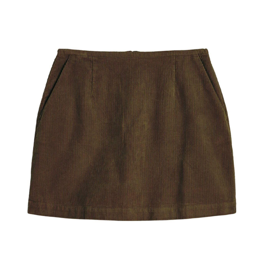 Mini Skirt Corduroy, Bark
