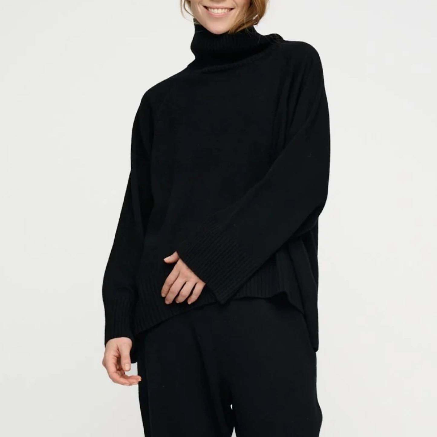 Aster Knit Merino, Black