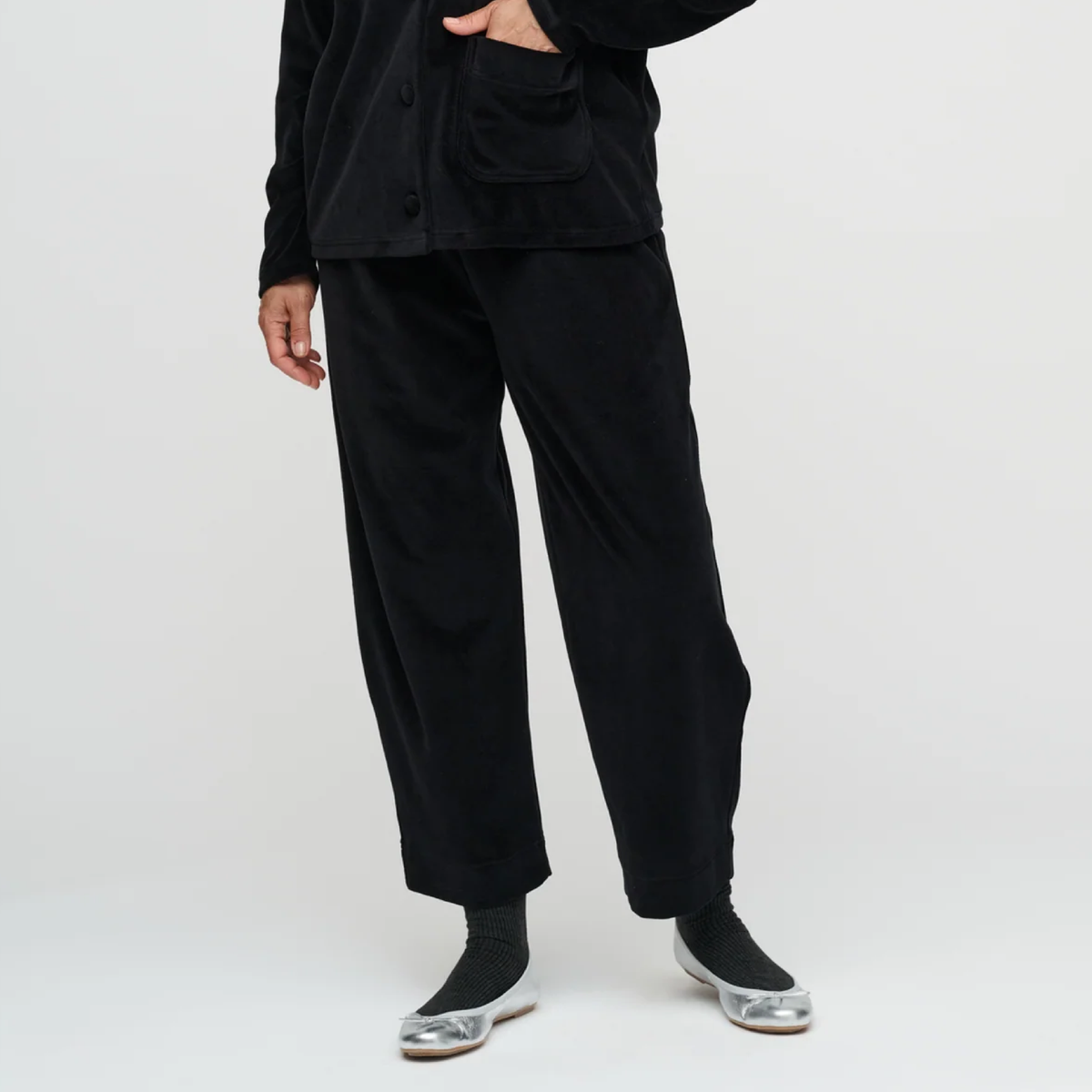 Buddha Pants Velvet, Black