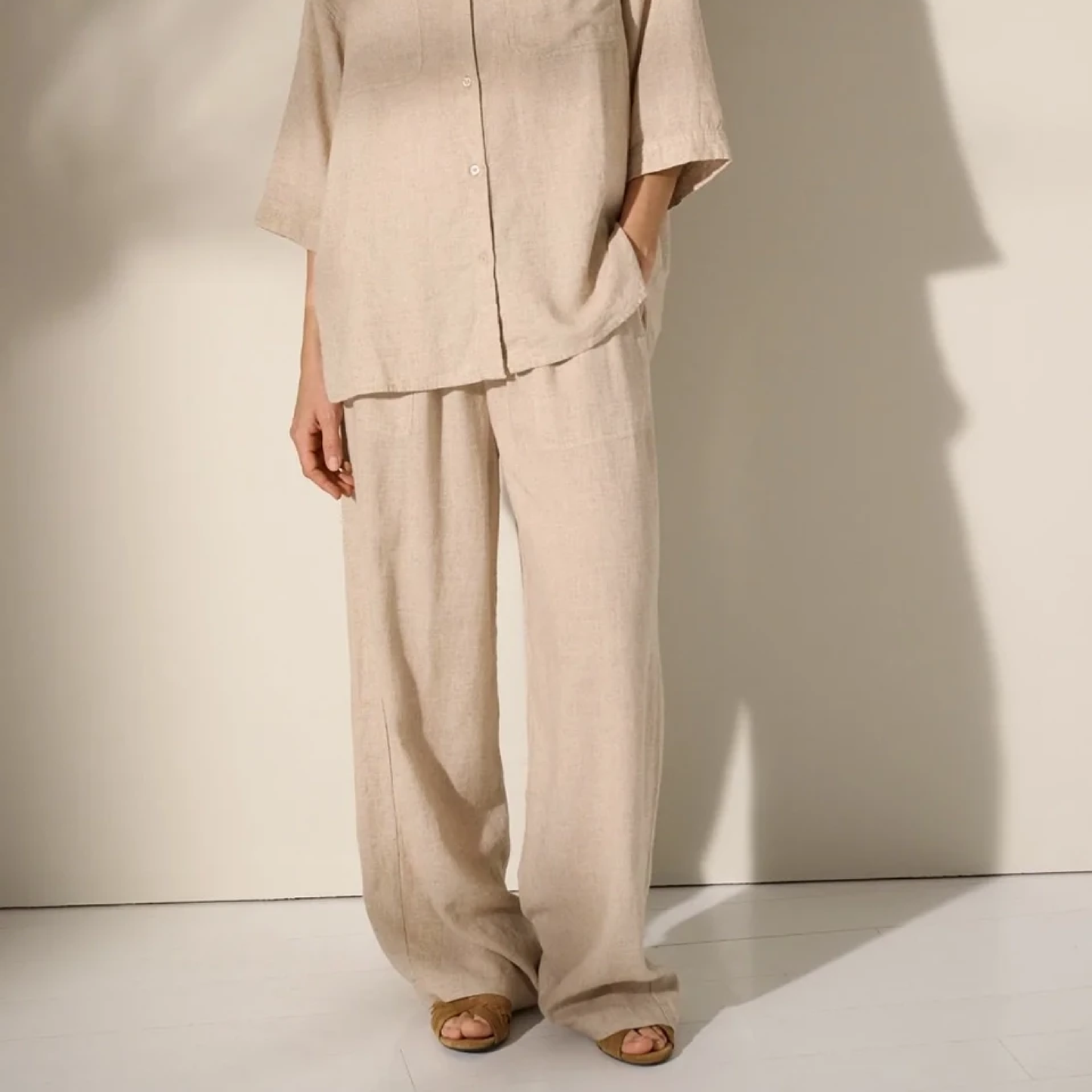 Life Pants Linen, Natural Linen