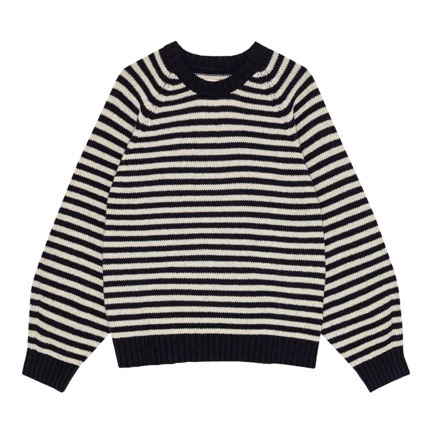Sienna Knit Wool, Dark Navy/Beige