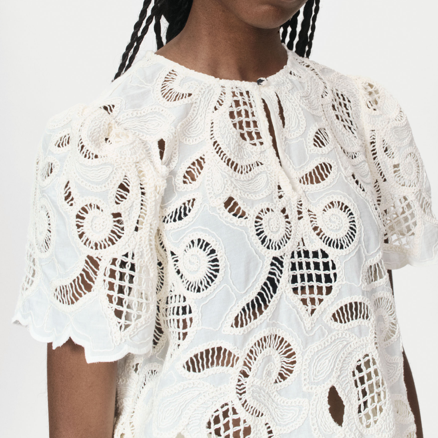 Algier Blouse, Egret