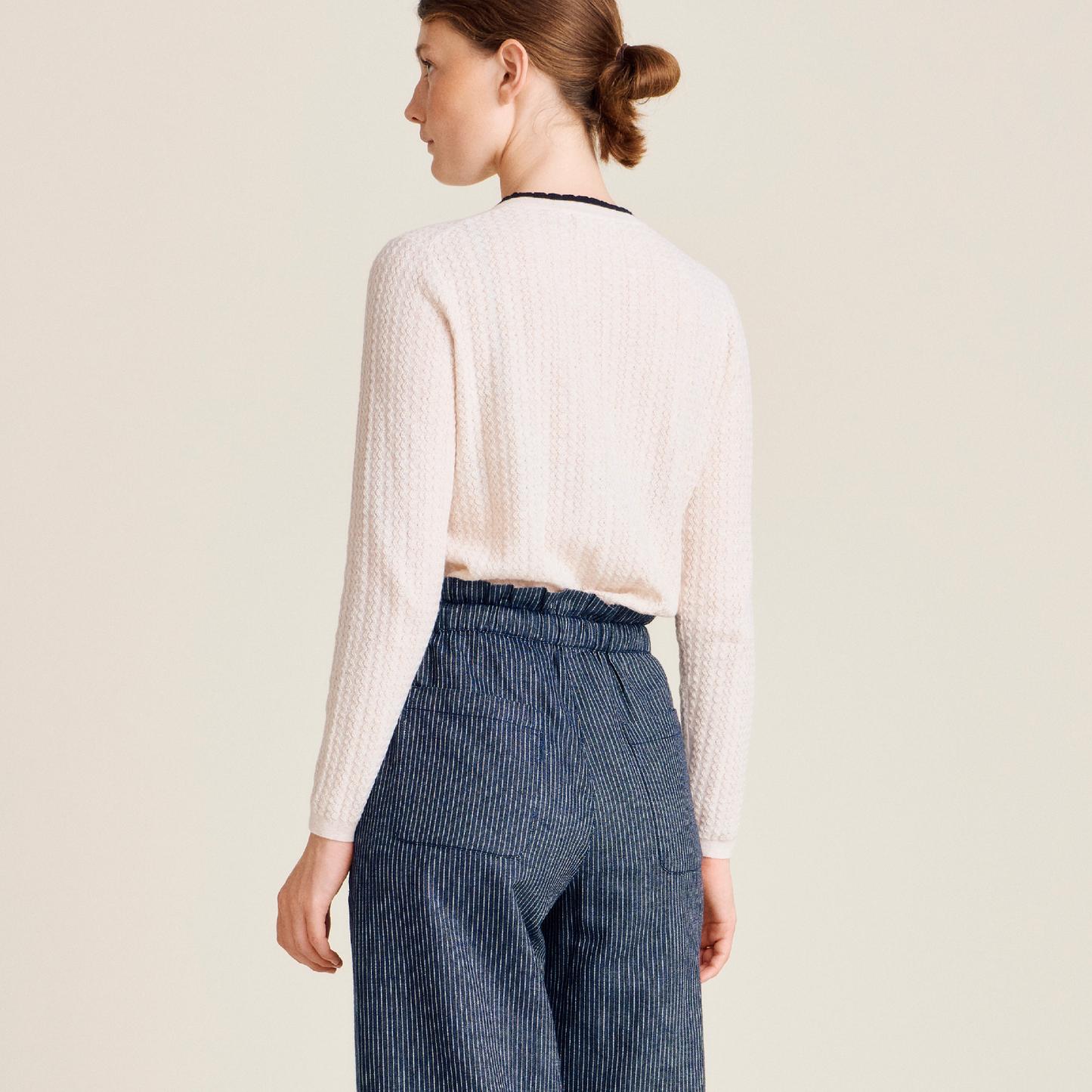 Quincy Cardigan, Parchment