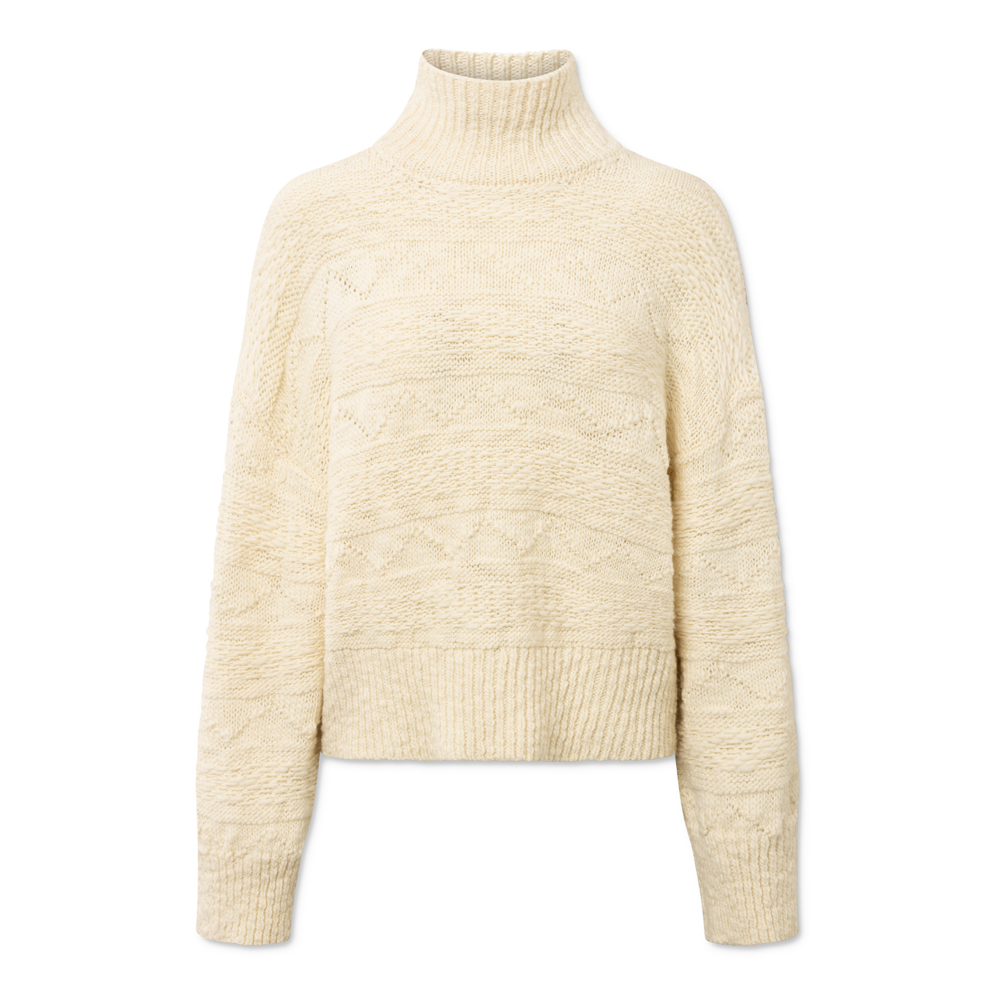 Kelby Turtleneck, Egret
