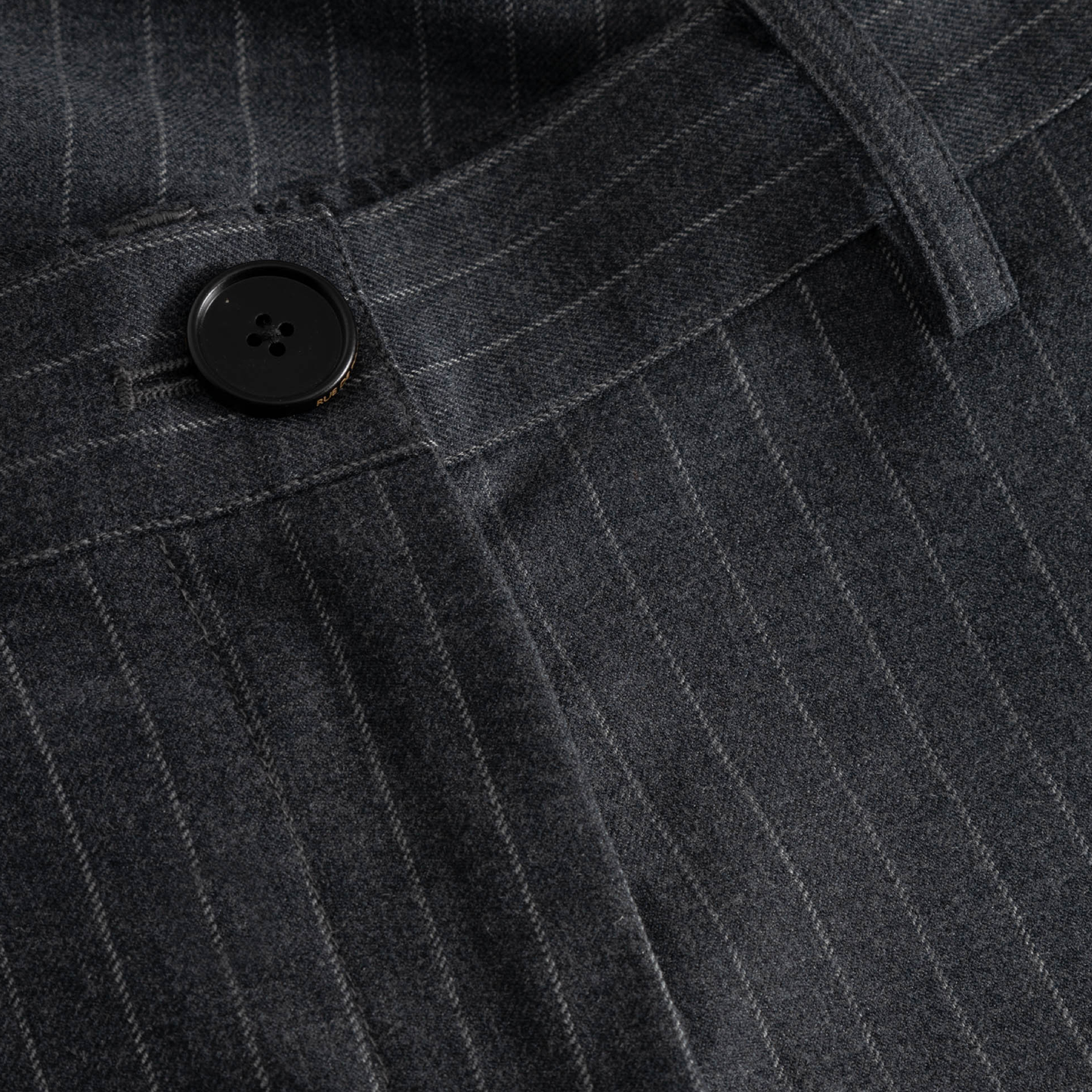 Papina Wool Bukser, Grey Pinstripe