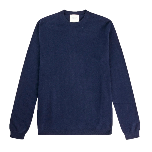 Women's Cashmere Classic Roundneck, Navy