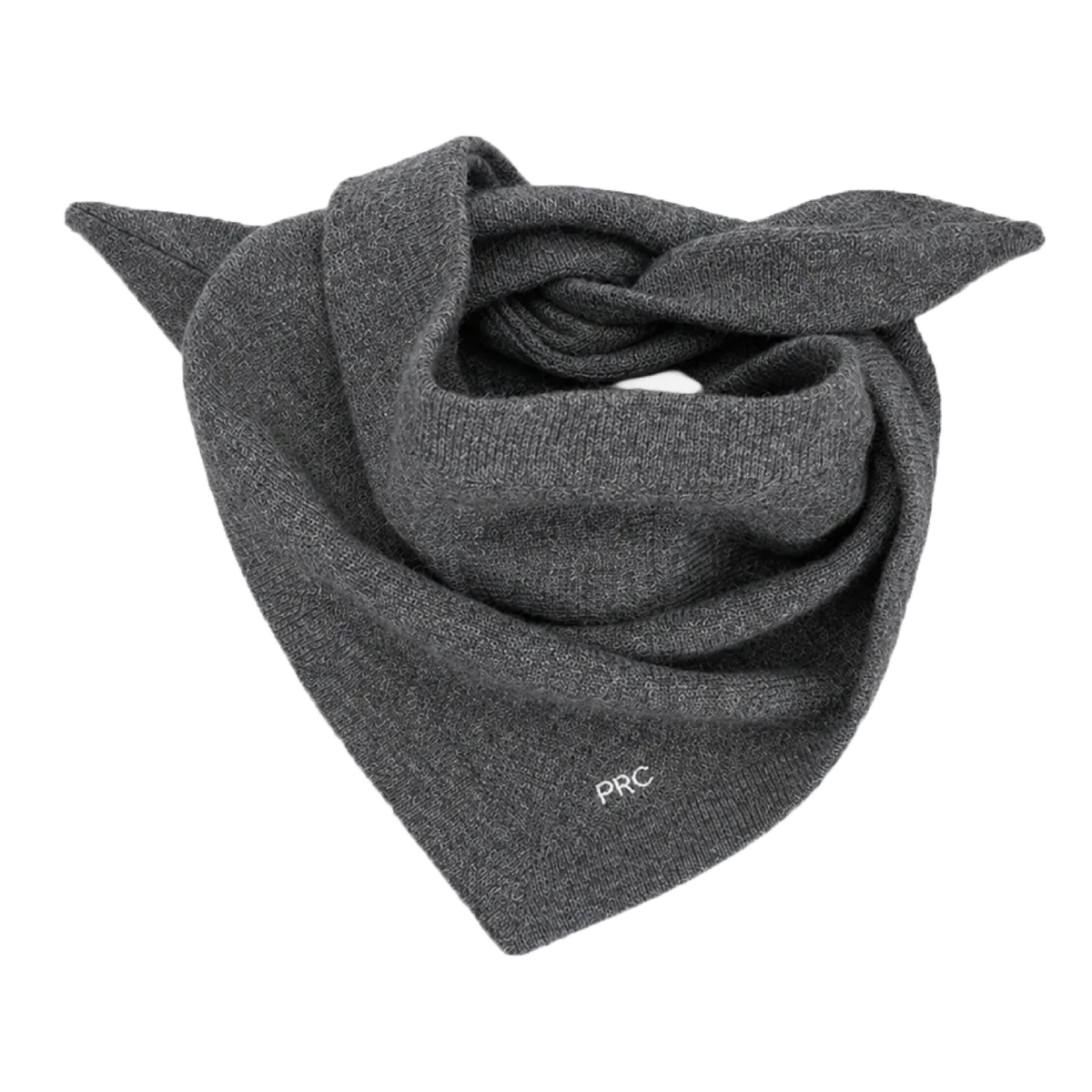 Cashmere Mini Scarf, Heather Grey