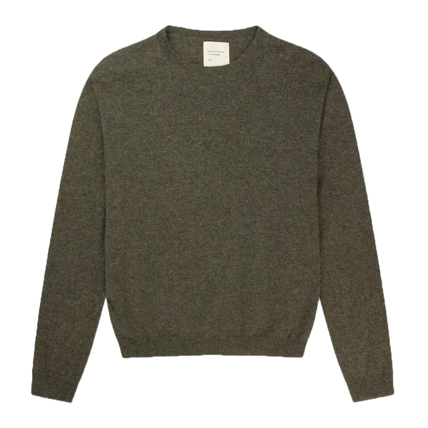 Womens Boxy O-neck, Army Mélange