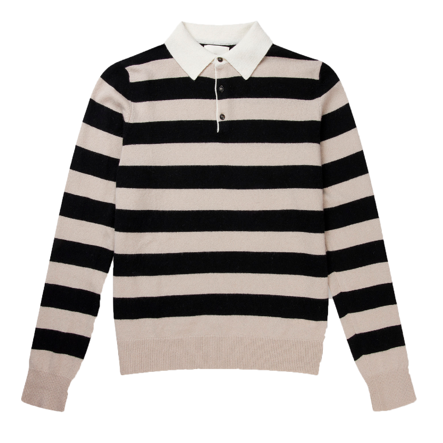 Original Cashmere Polo, Thick Stripe