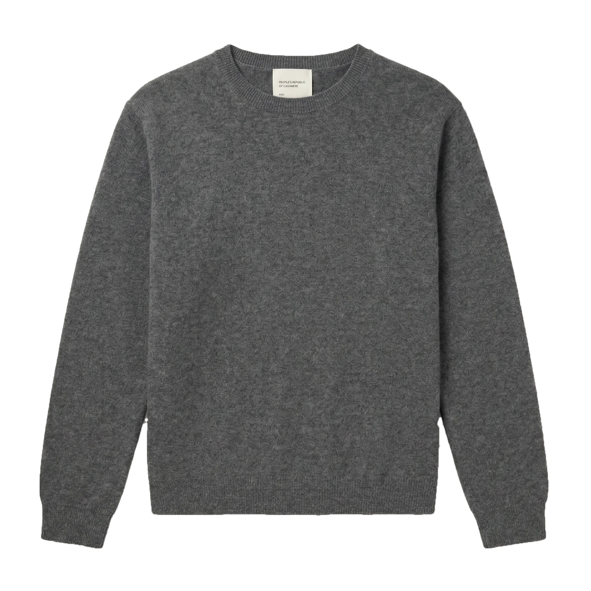 Women's Oversized Cashmere Roundneck, Heather Grey
