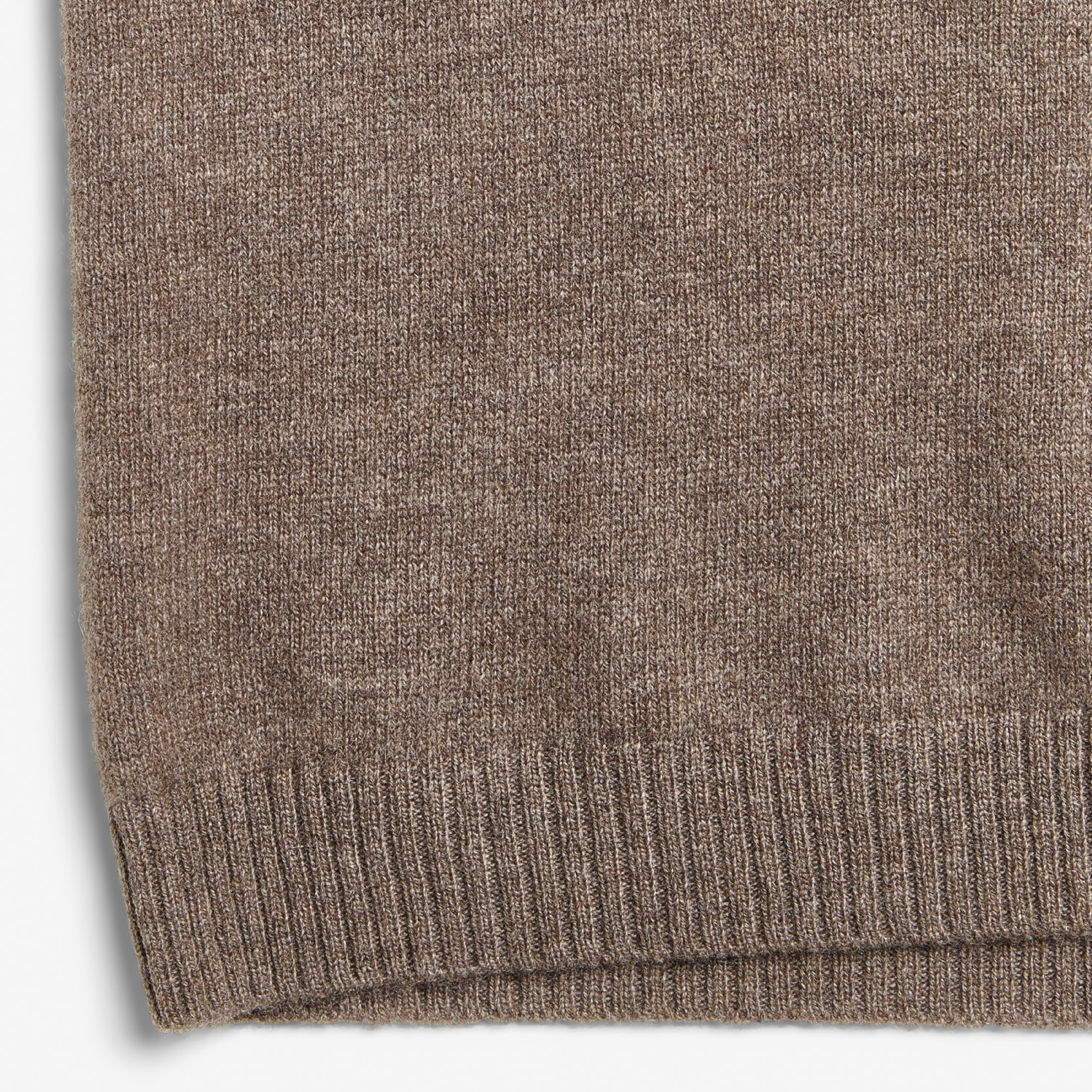 Women's Turtleneck Cashmere Blouse, Truffle