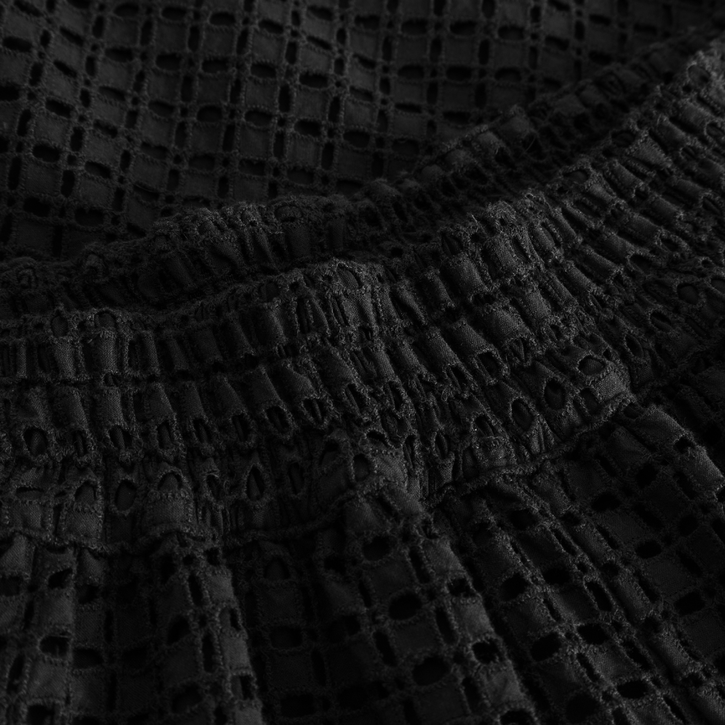 Perley Broderie Anglaise, Black