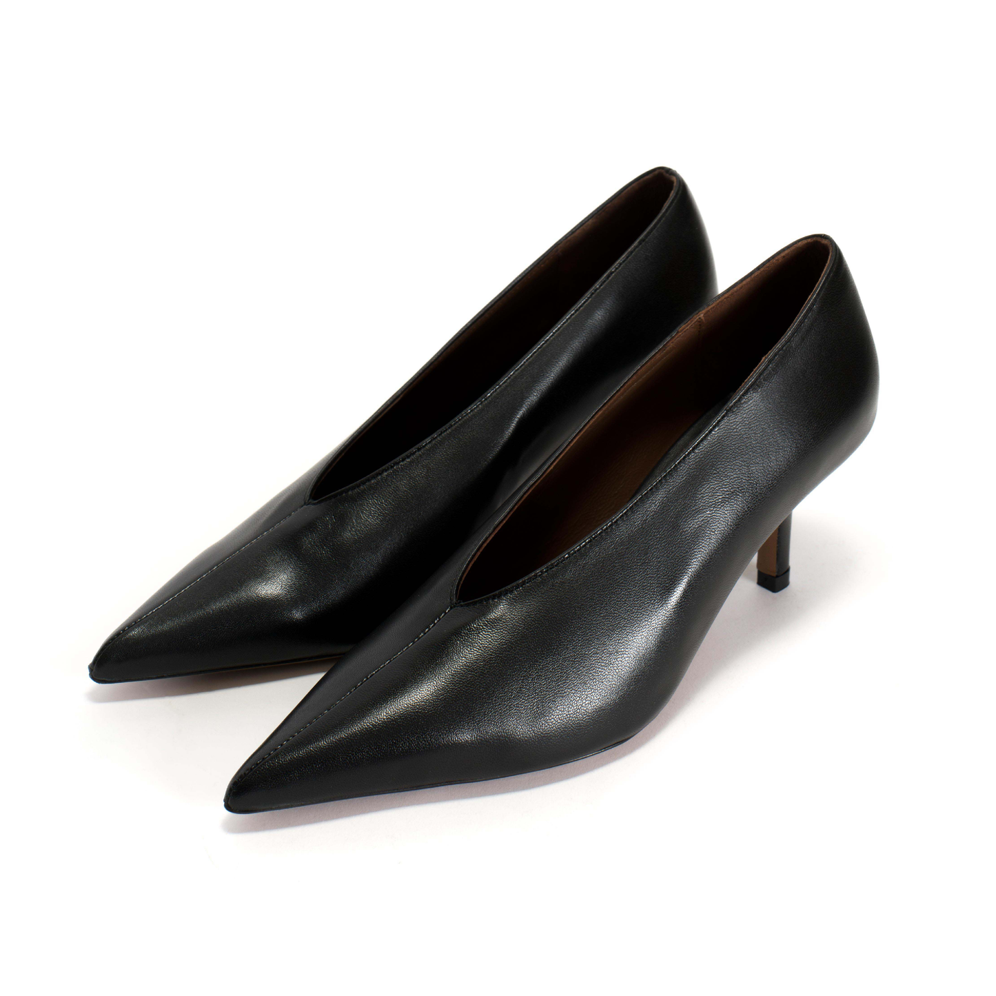 Sessi Hand-braided Stiletto, Black
