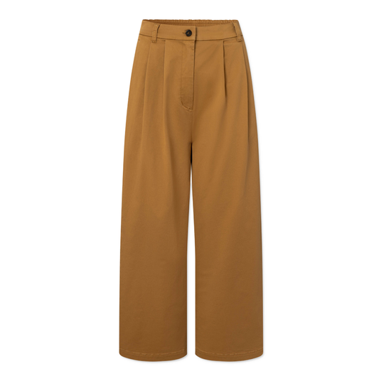 Prudie Organic Twill Bukser, Amber Brown