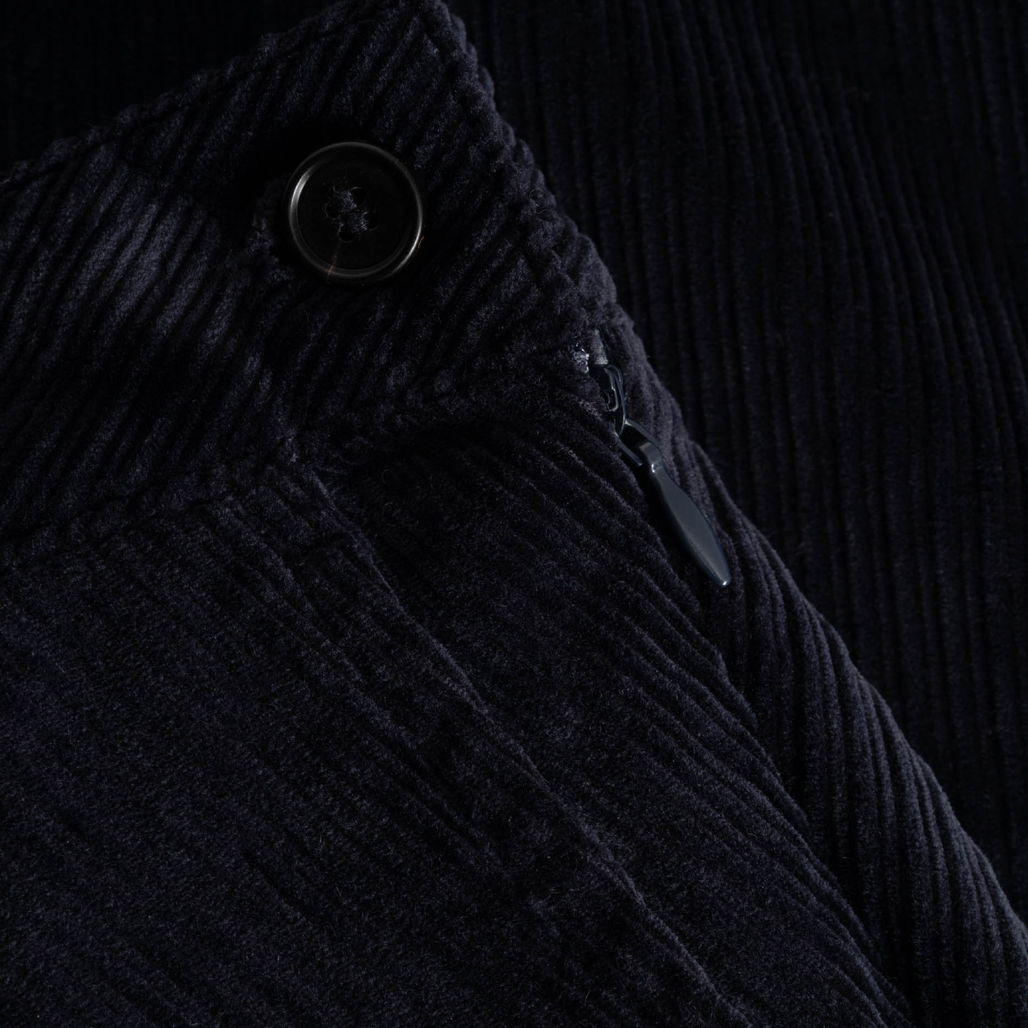 Pryma Organic Heavy Corduroy Nederdel, Ink Navy