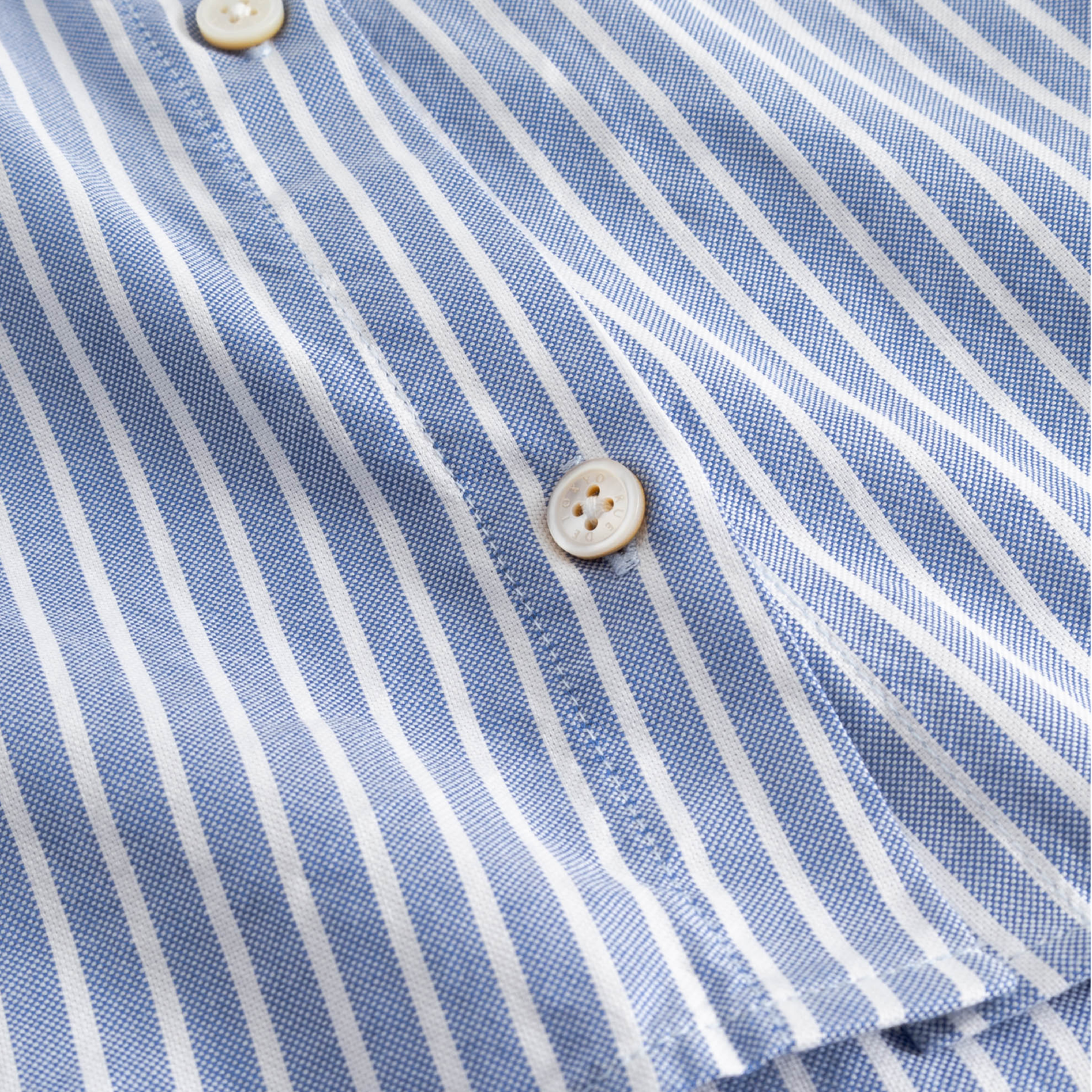 Sofie Stripe Oxford Skjorte, Blue/White