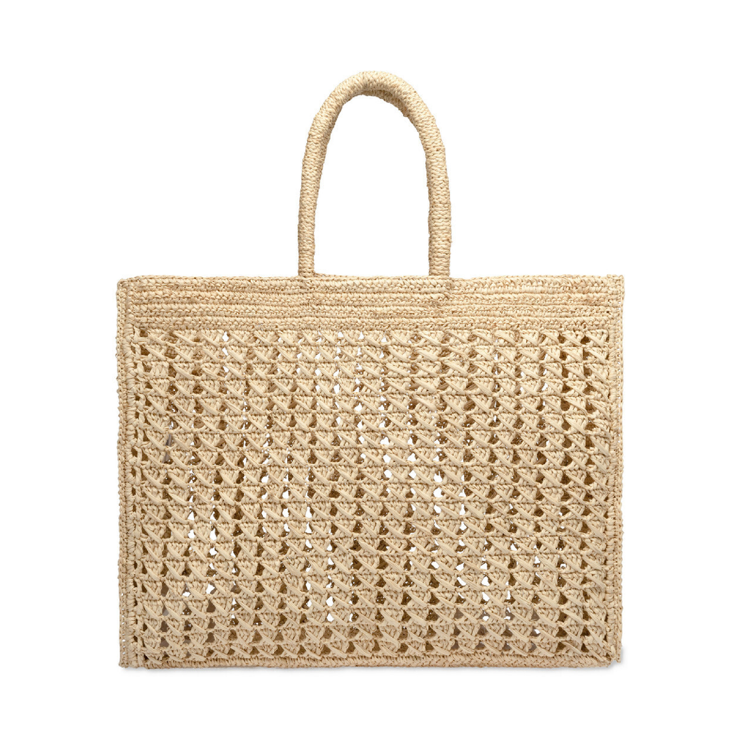 Alma Raffia Straw Bag, Natural Beige