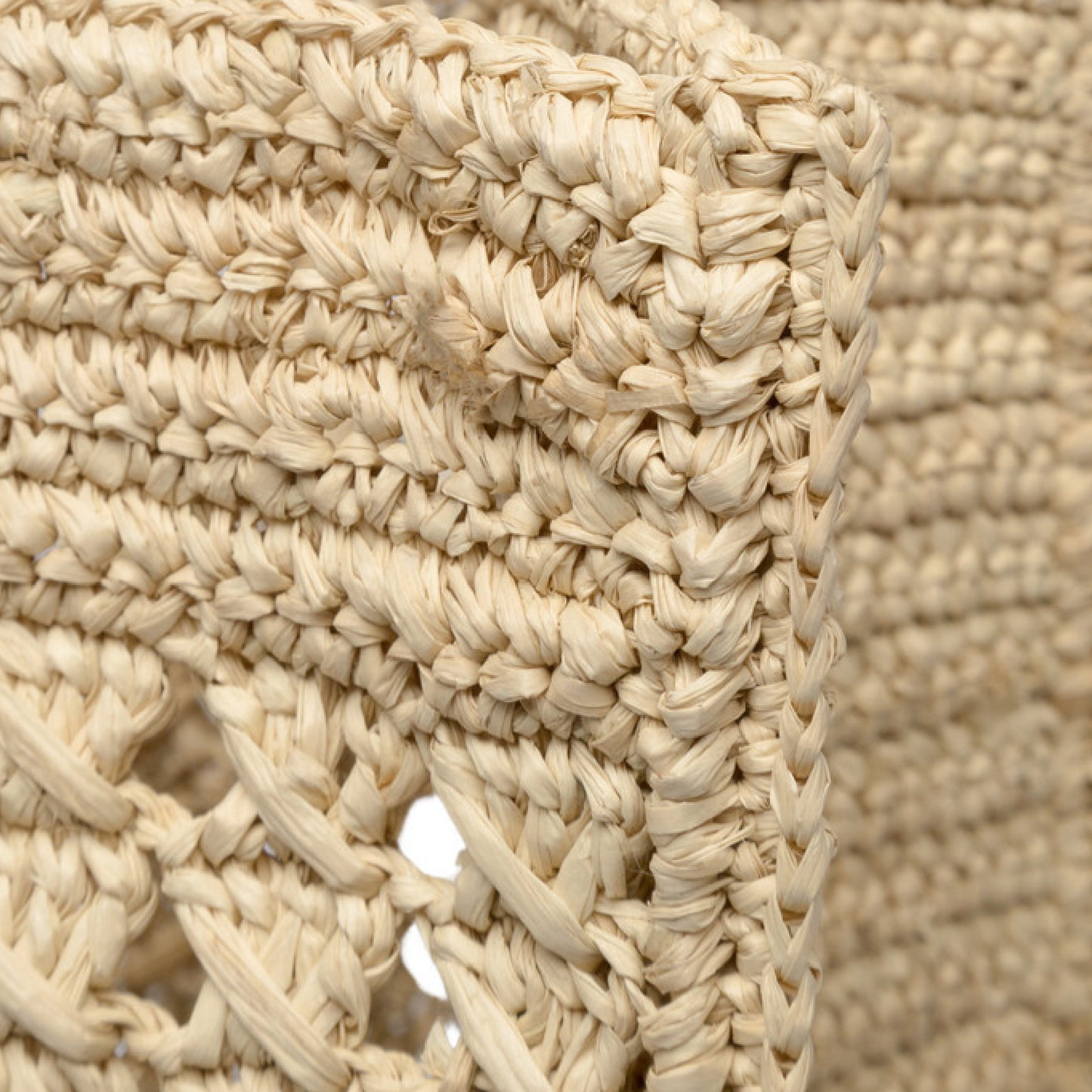 Alma Raffia Straw Bag, Natural Beige