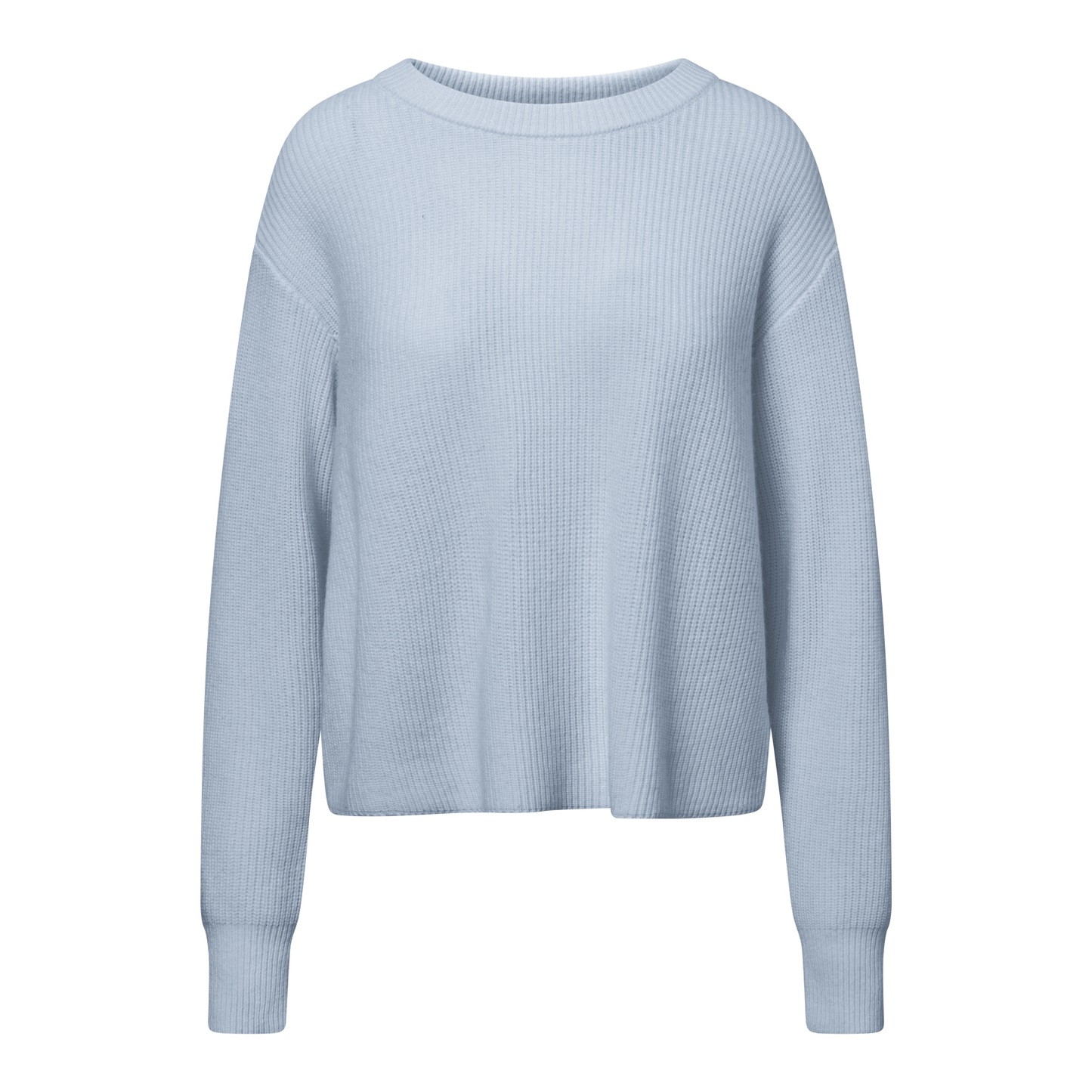 Karli Wool Cashmere Strik, Dove Blue