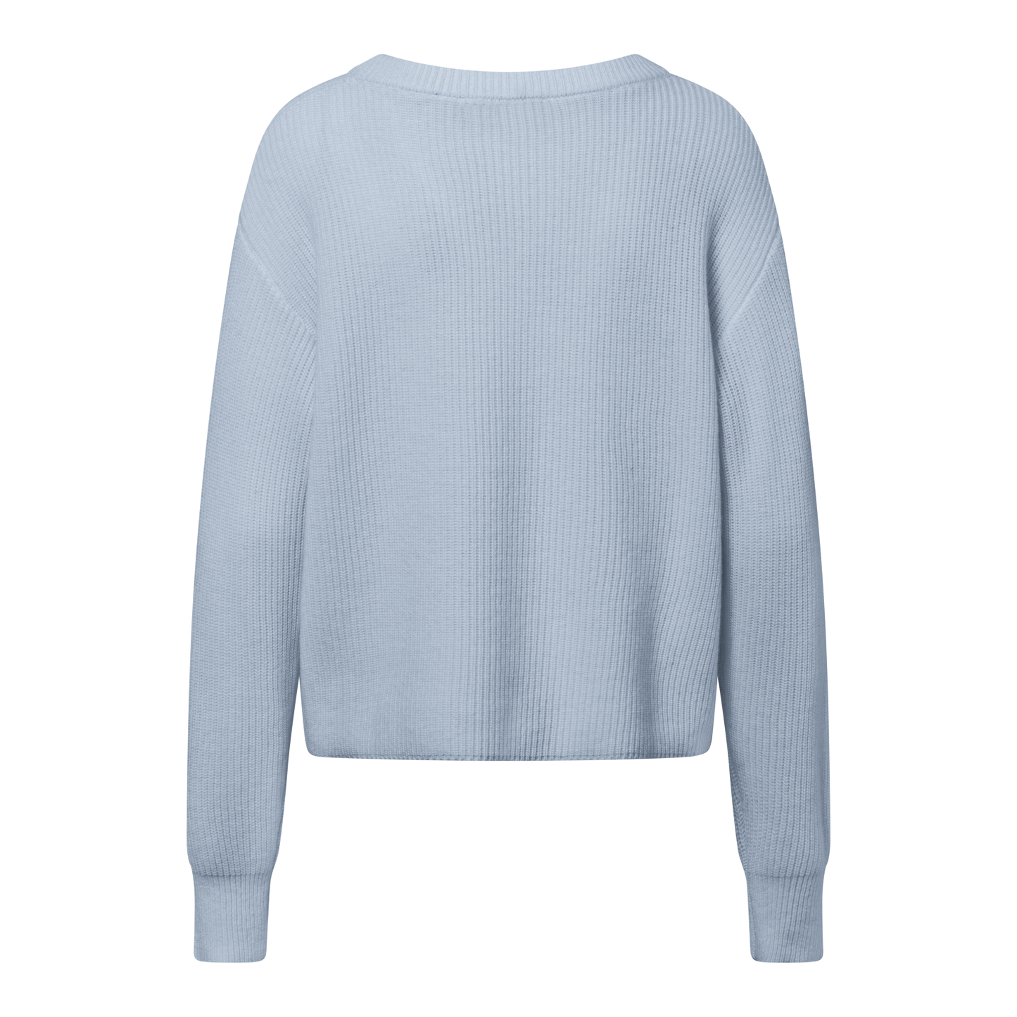 Karli Wool Cashmere Strik, Dove Blue
