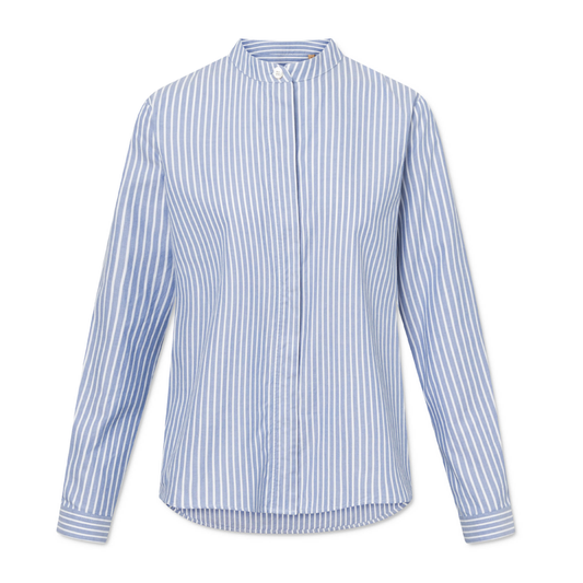 Sofie Stripe Oxford Skjorte, Blue/White