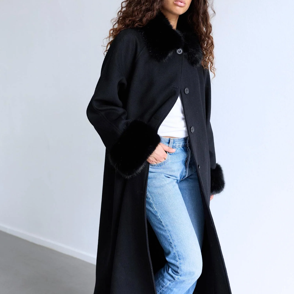 Sako Coat, Black