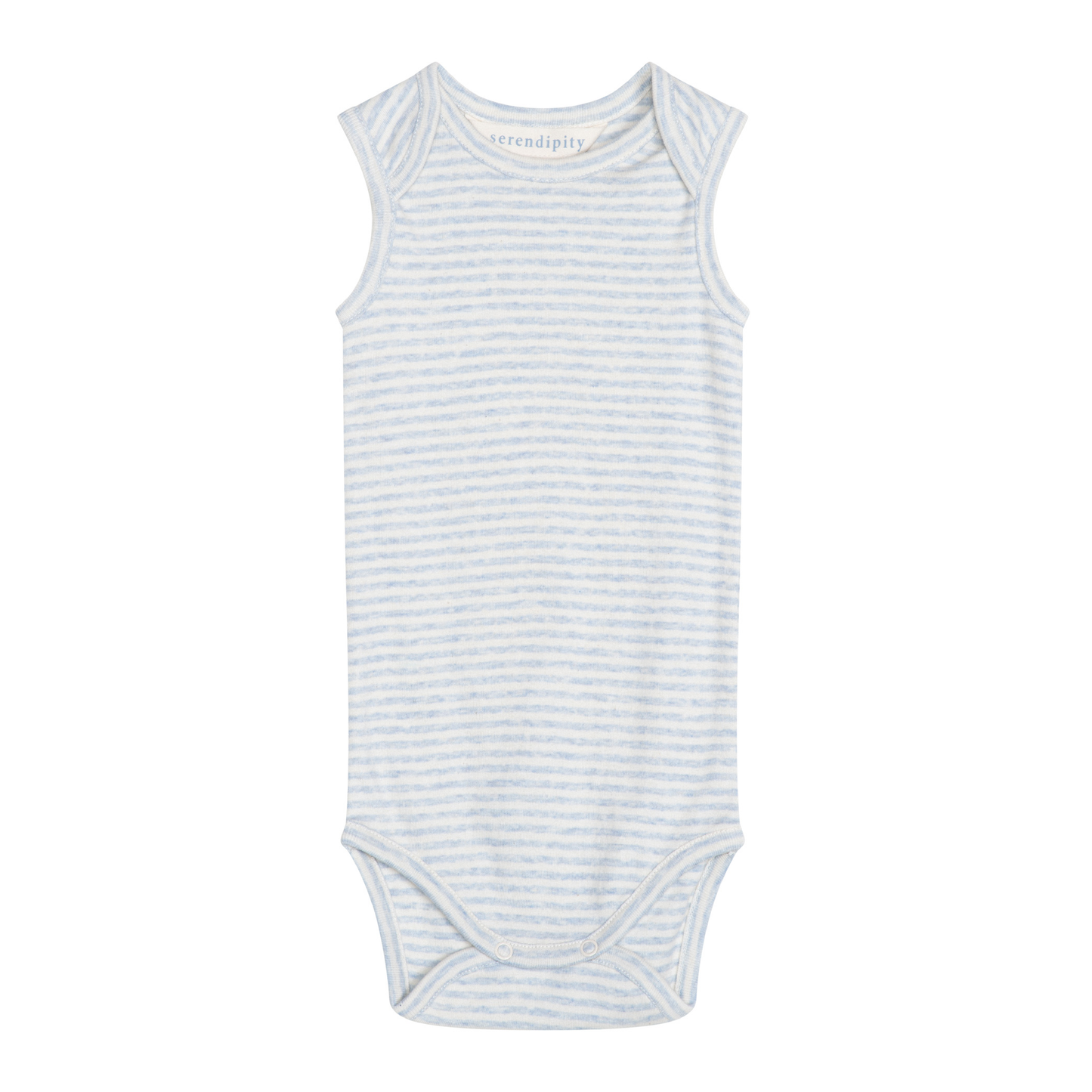 Baby Tank Body Stripe, Mist/Offwhite