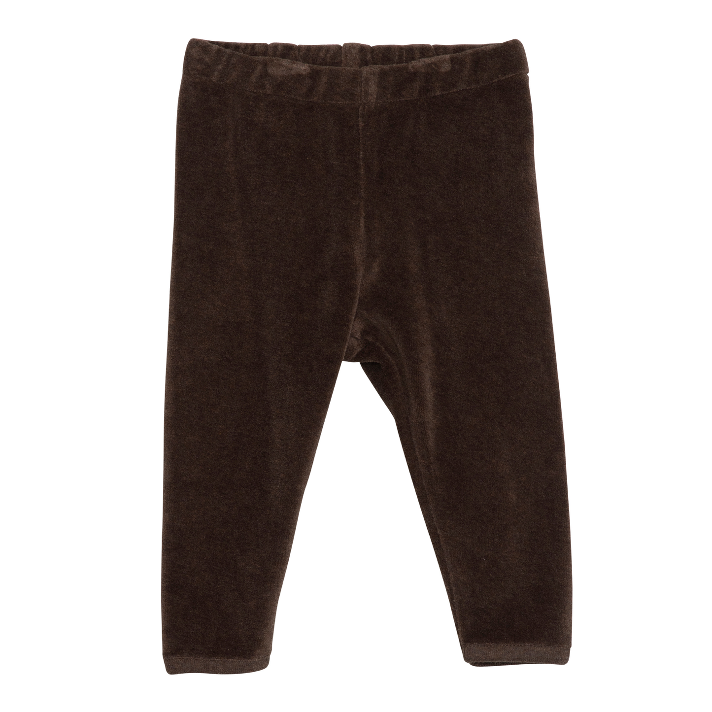 Baby Velour Leggings, Chestnut