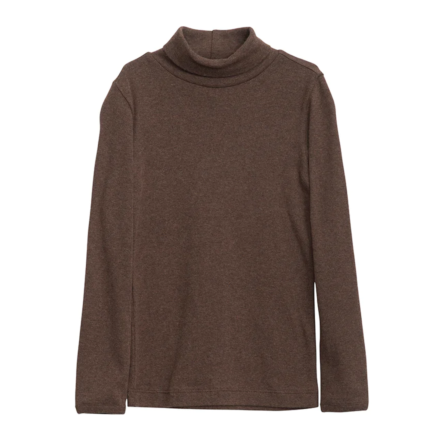 Turtleneck Tee, Chestnut