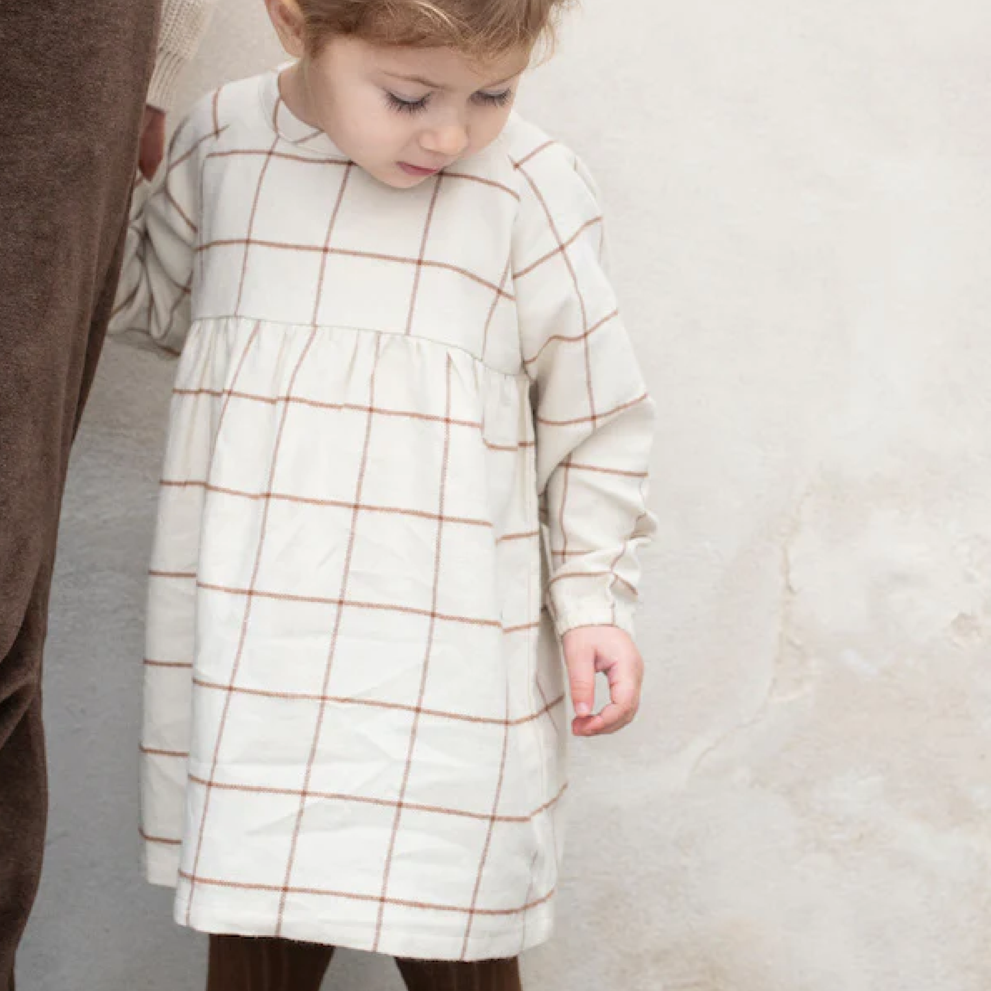 Baby Brushed Dress, Chocolatechecks