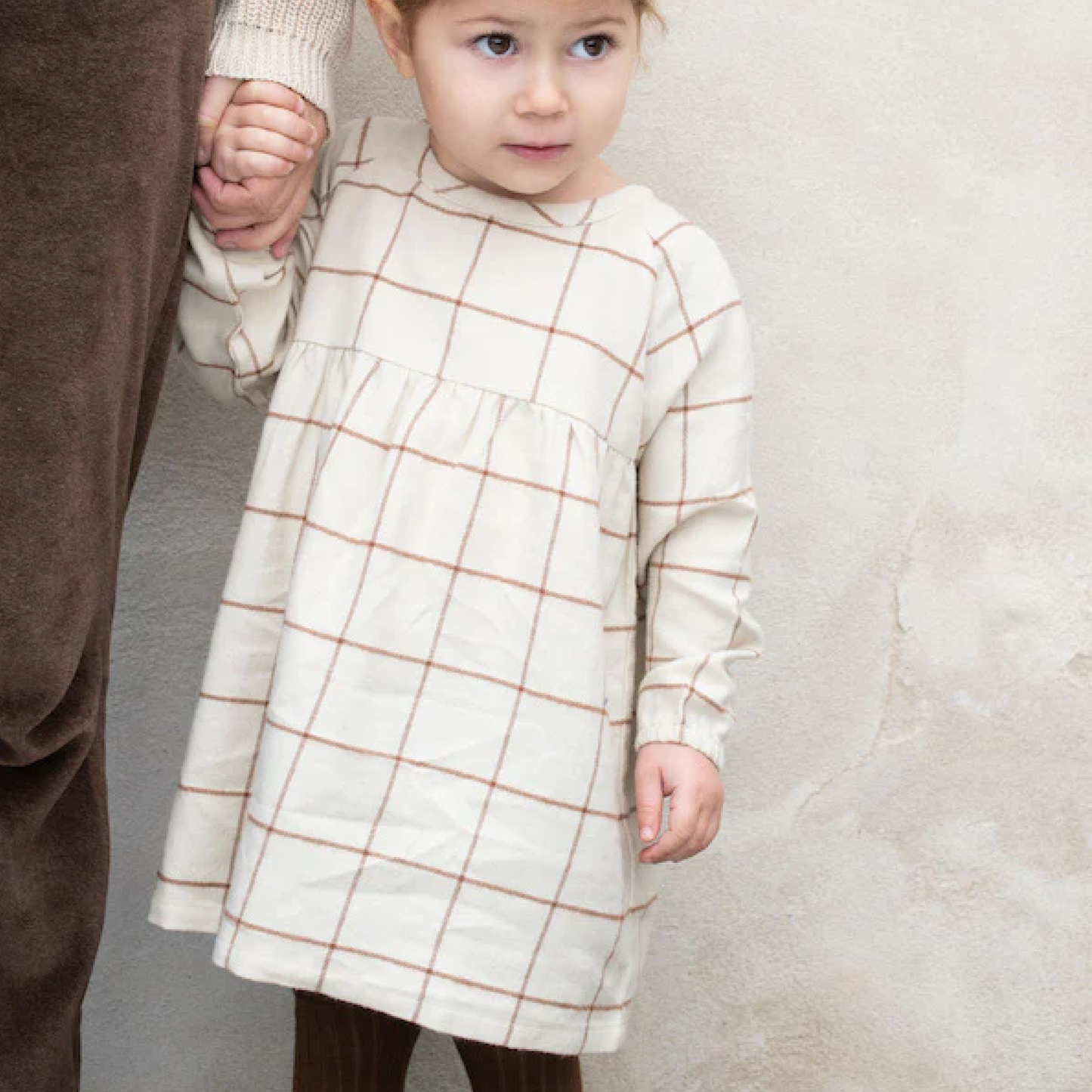 Baby Brushed Dress, Chocolatechecks