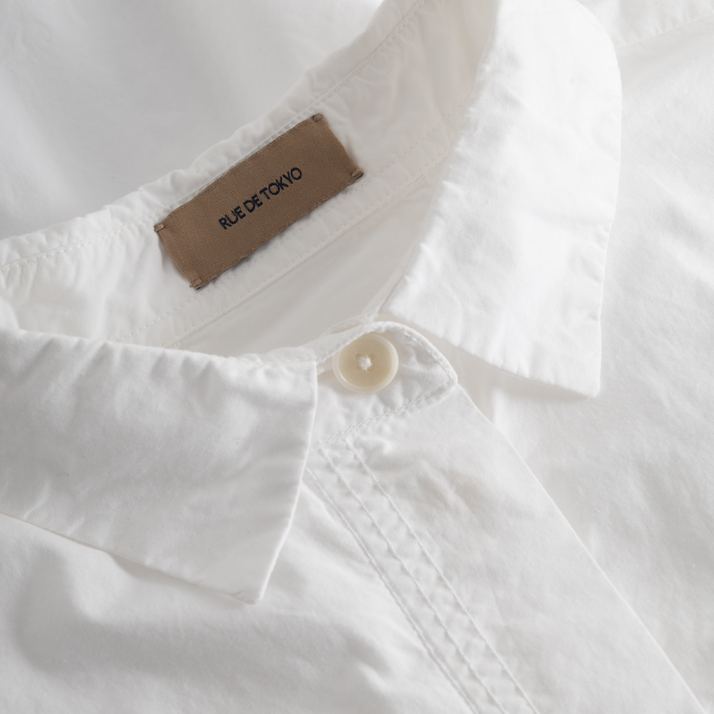 Shelby Garment Dyed Poplin, White