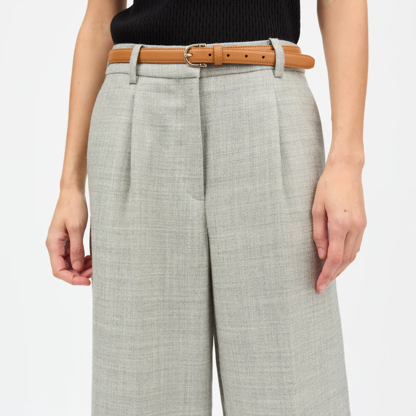 Thom Trousers, Light Grey Melange