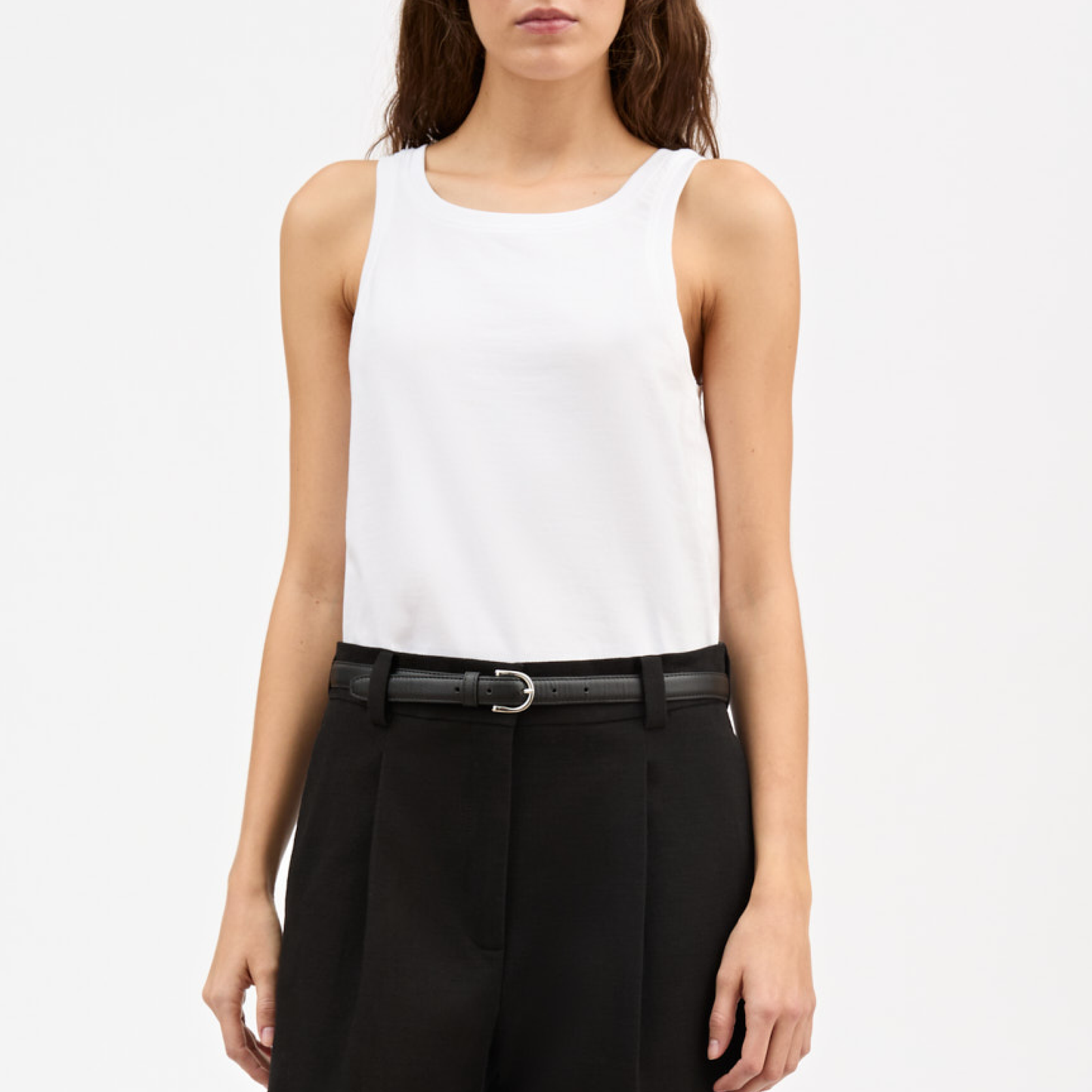 Billie Tank Top, Optic White